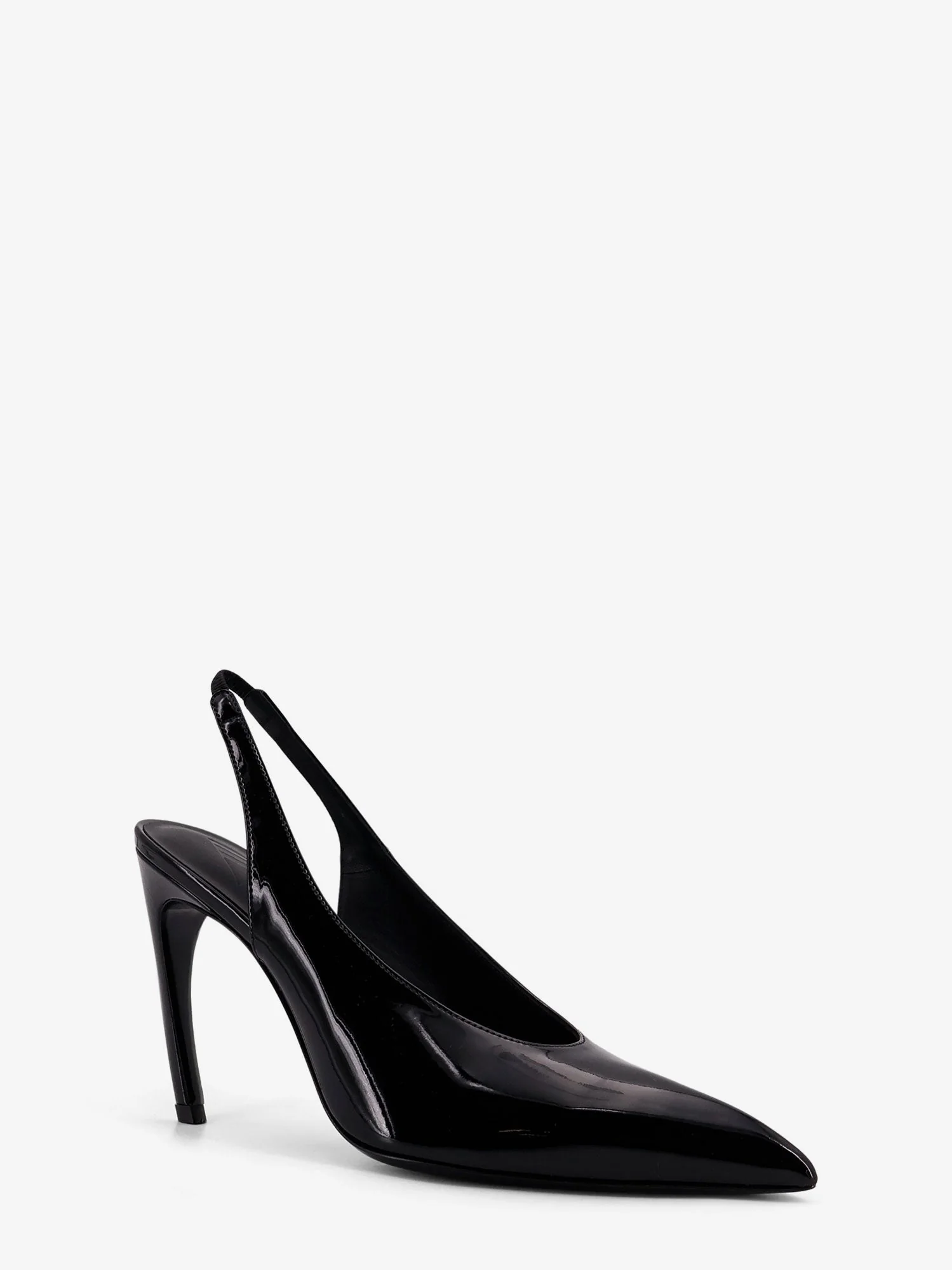 The Attico Viper Leather Slingback Pumps - Image 6