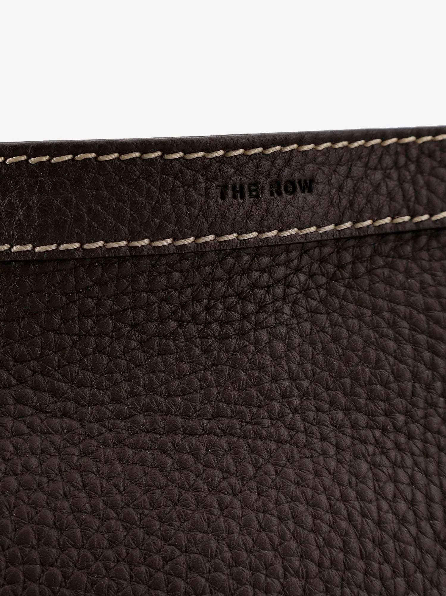 The Row Park Tote Three Stitch Leather Shoulder Bag - Image 5
