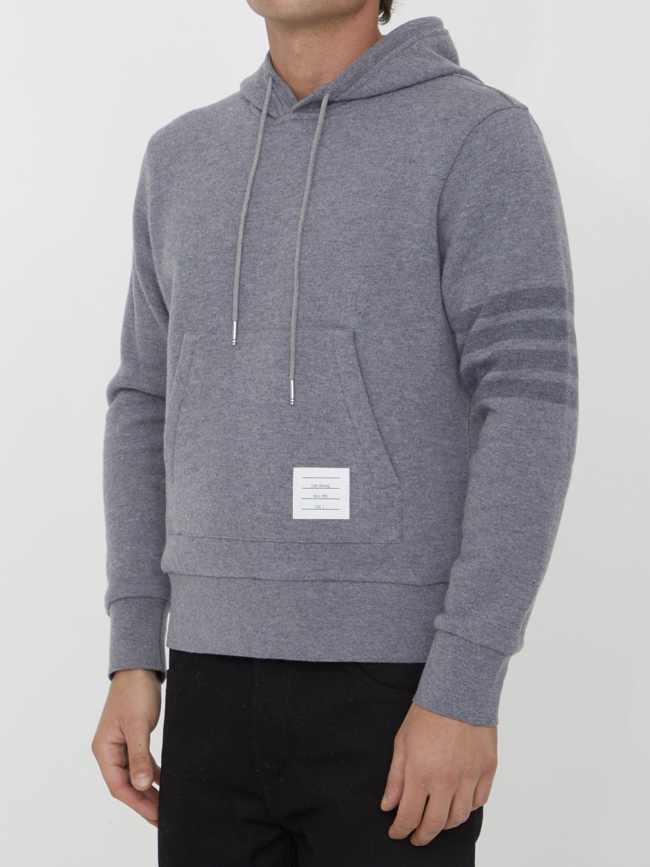 Thom Browne Grey Wool Hoodie - Image 2