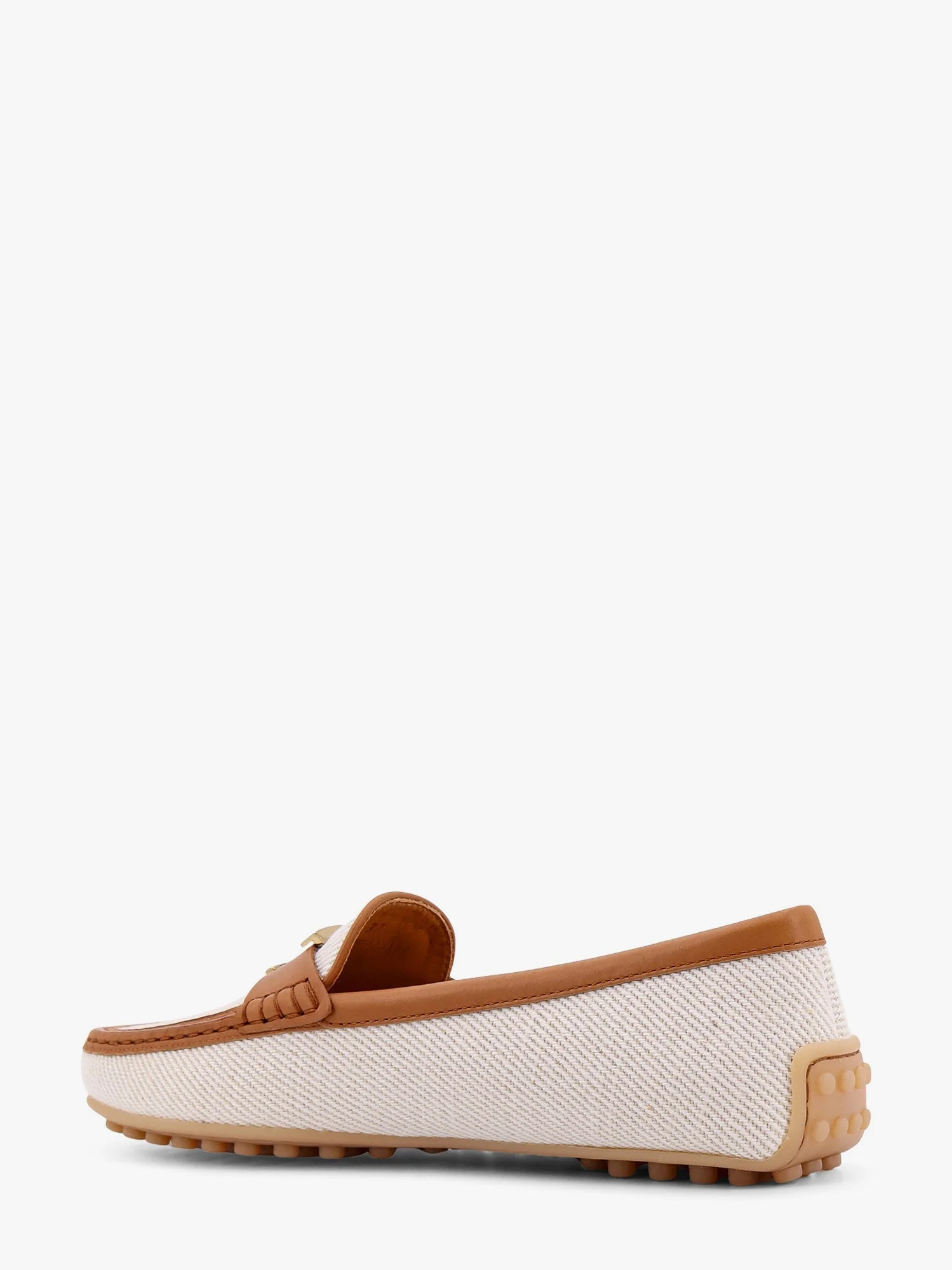 Tod's Canvas Loafer With T Timeless Detail - Image 3