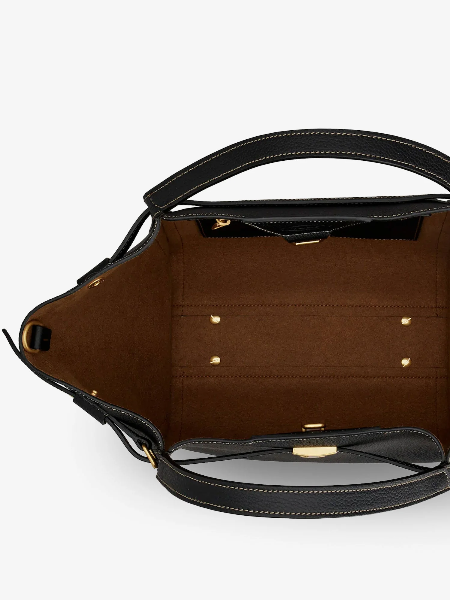 Tod's Hammered Leather Shopping Bag - Image 10