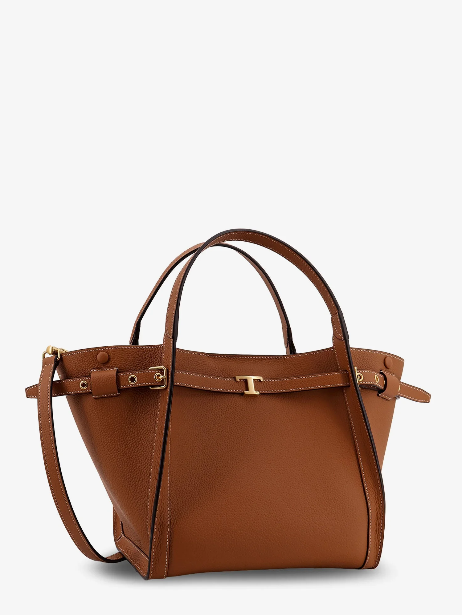 Tod's Hammered Leather Shopping Bag - Image 3