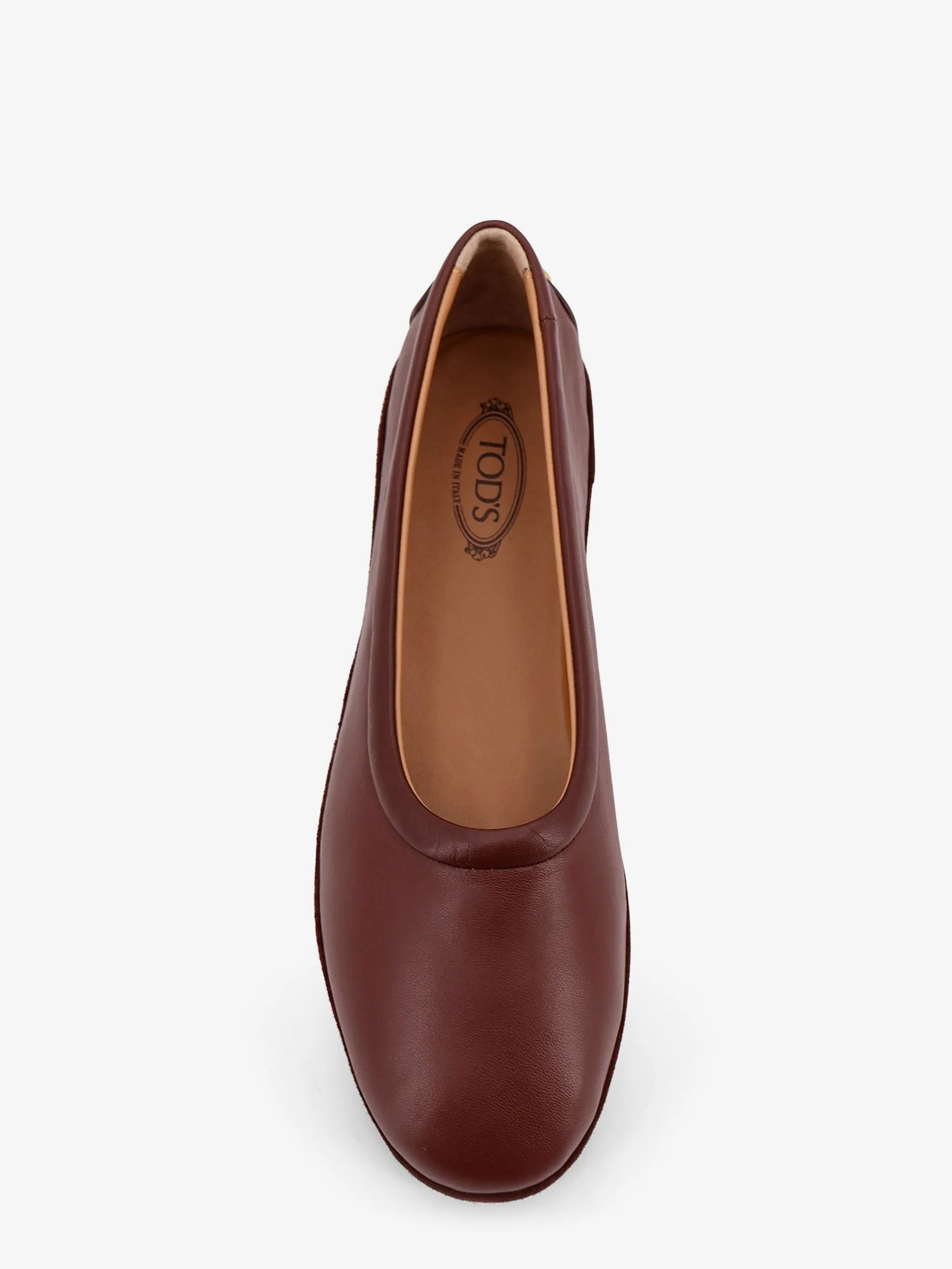 Tod's Leather Ballerina With Gomminos Detail On The Back - Image 10