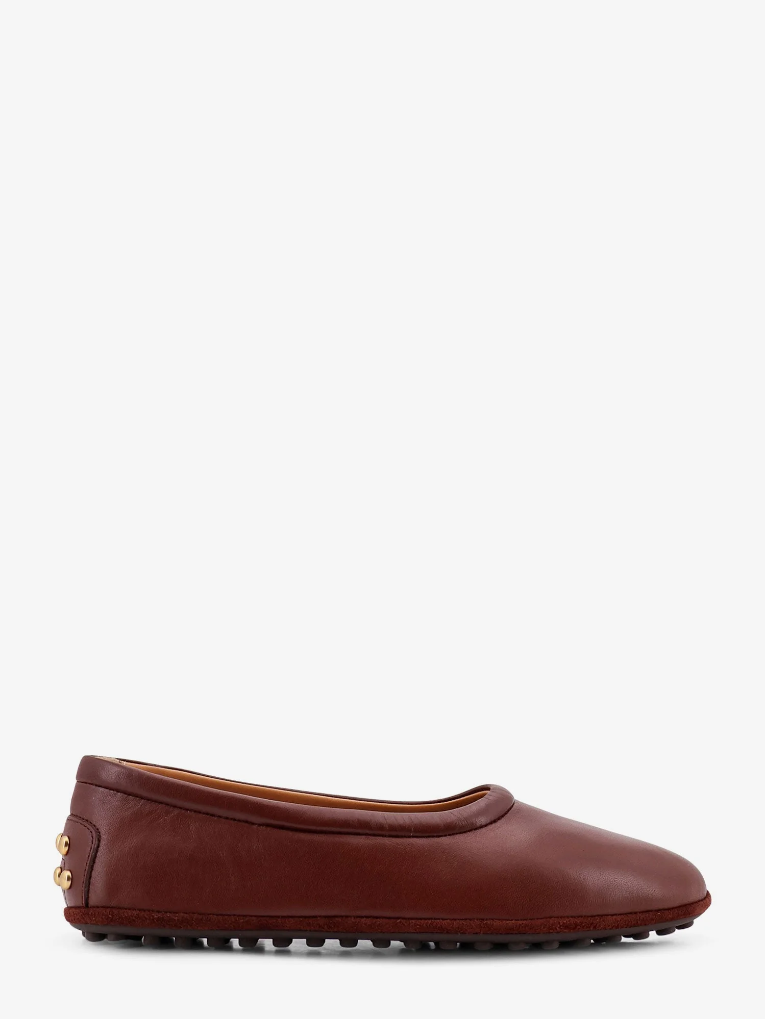 Tod's Leather Ballerina With Gomminos Detail On The Back - Image 6