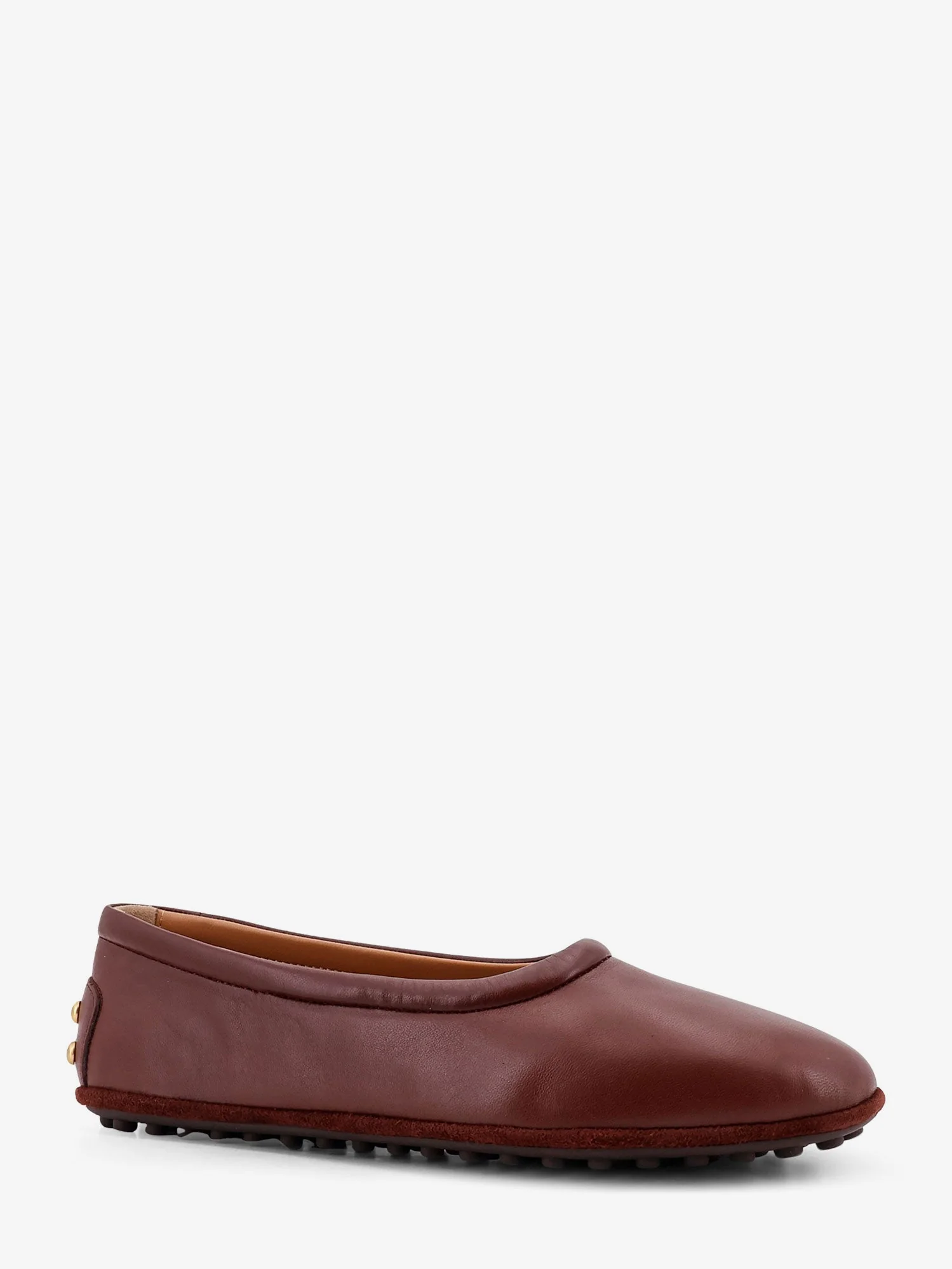 Tod's Leather Ballerina With Gomminos Detail On The Back - Image 7