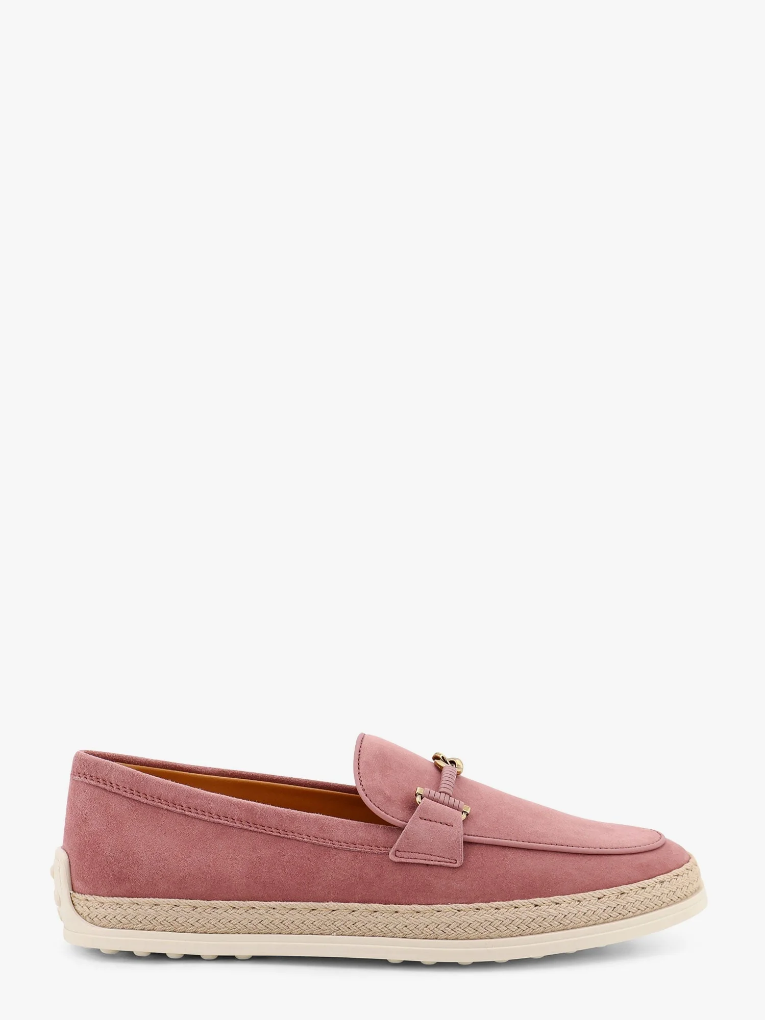Tod's Suede Loafer With Metal Detail - Image 5