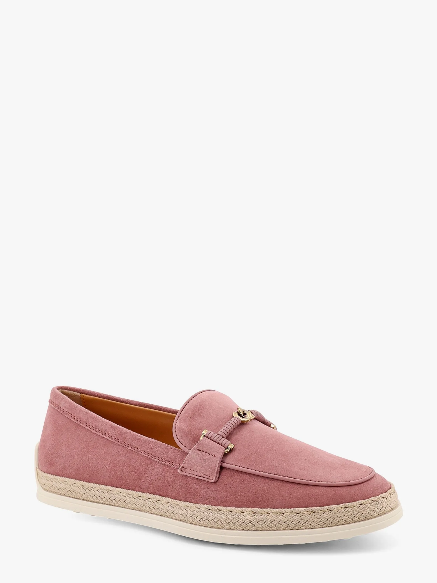 Tod's Suede Loafer With Metal Detail - Image 6