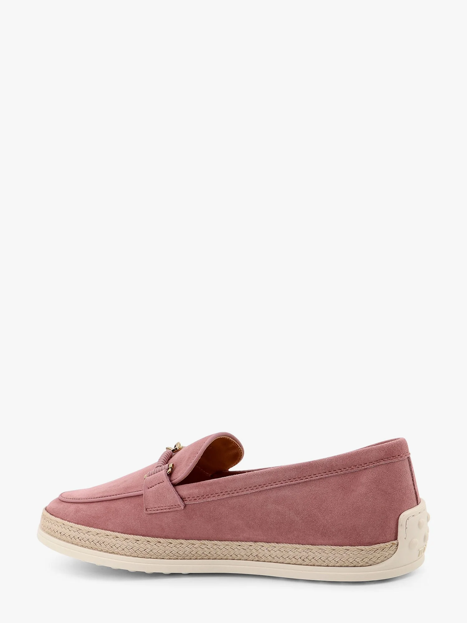 Tod's Suede Loafer With Metal Detail - Image 7