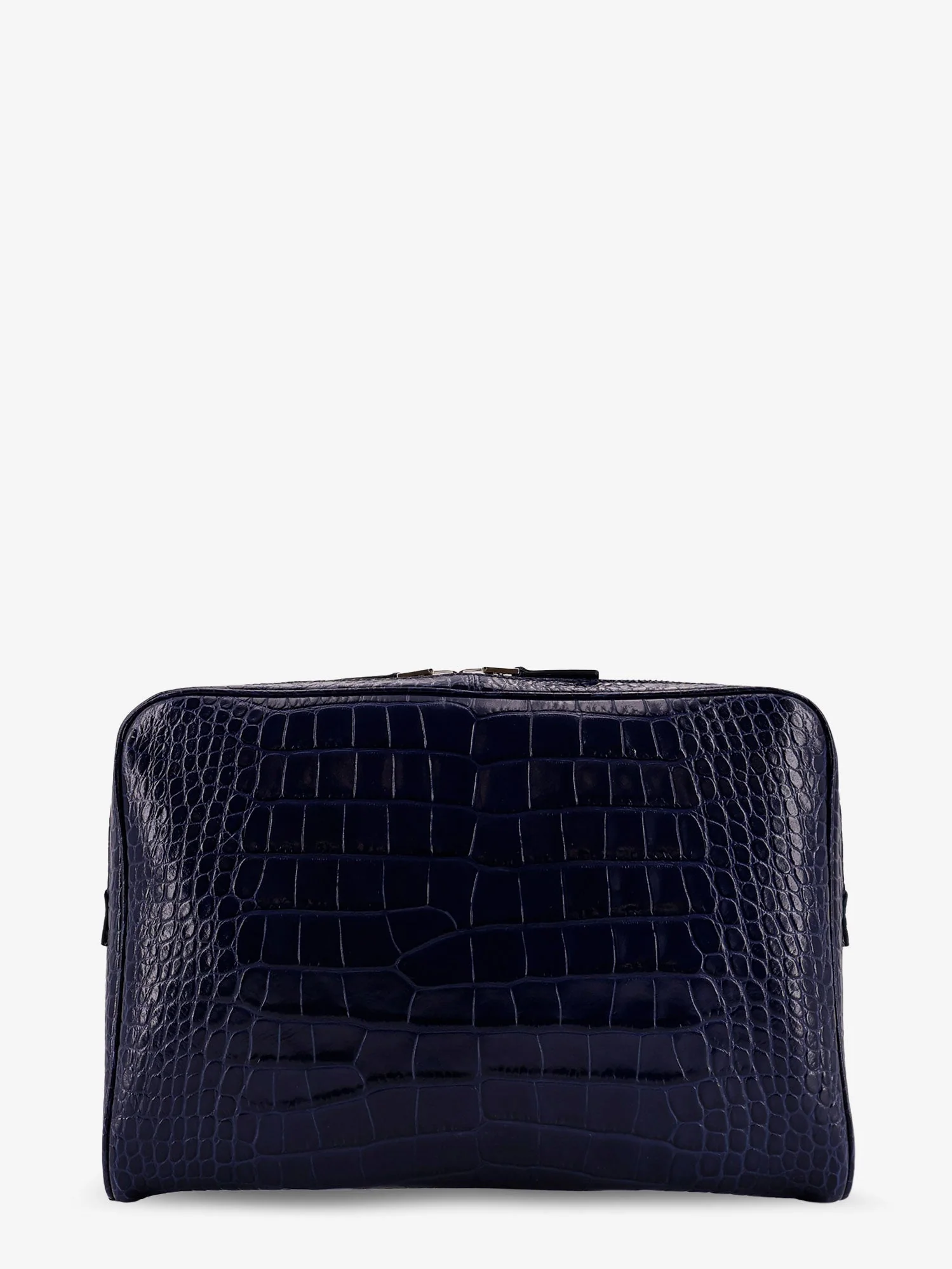 Tom Ford Croco Print Leather Laptop Pouch - Image 6