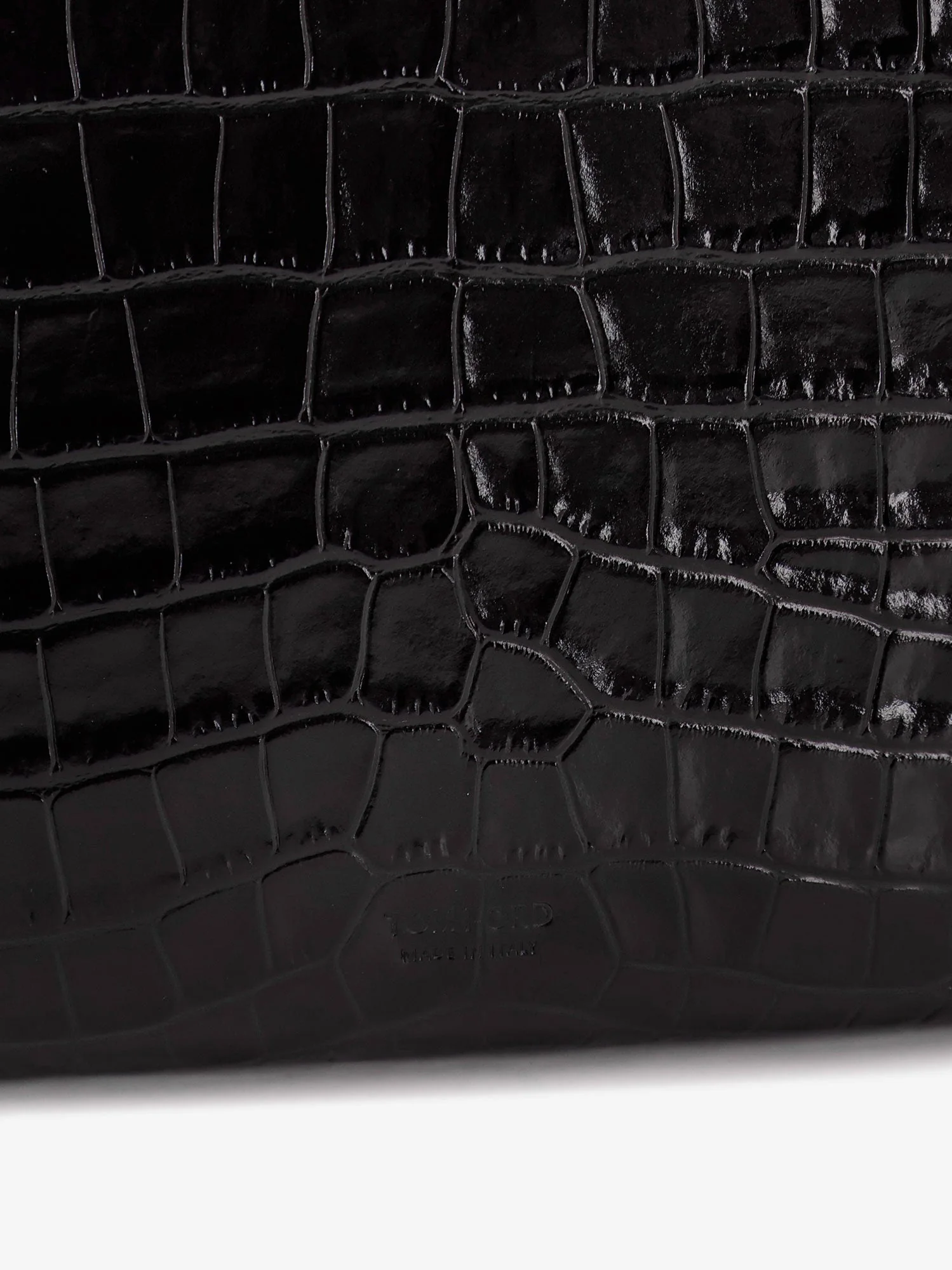 Tom Ford Crocodile-Print Leather Clutch Bag - Image 9