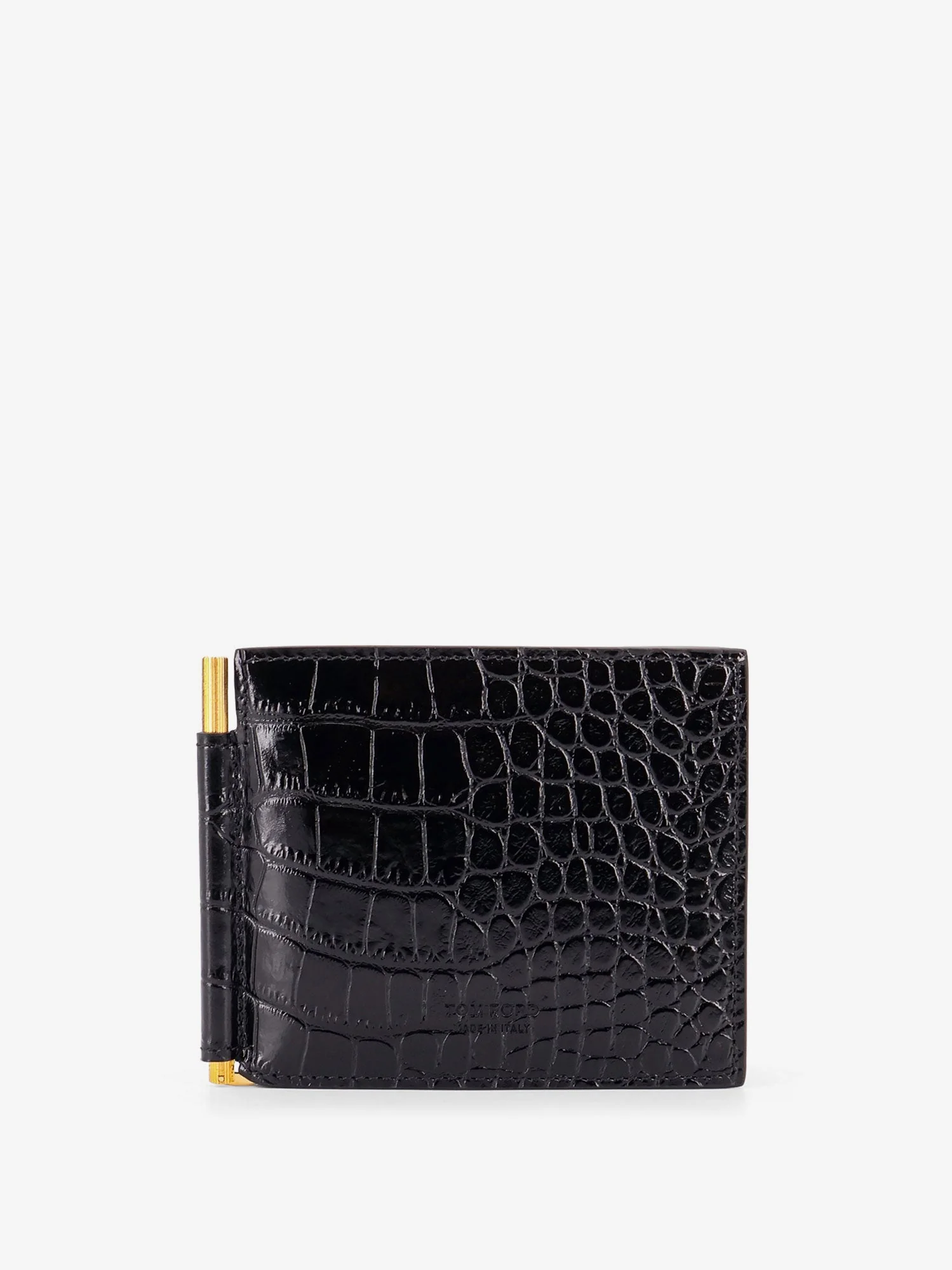 Tom Ford Crocodile-Print Leather Wallet