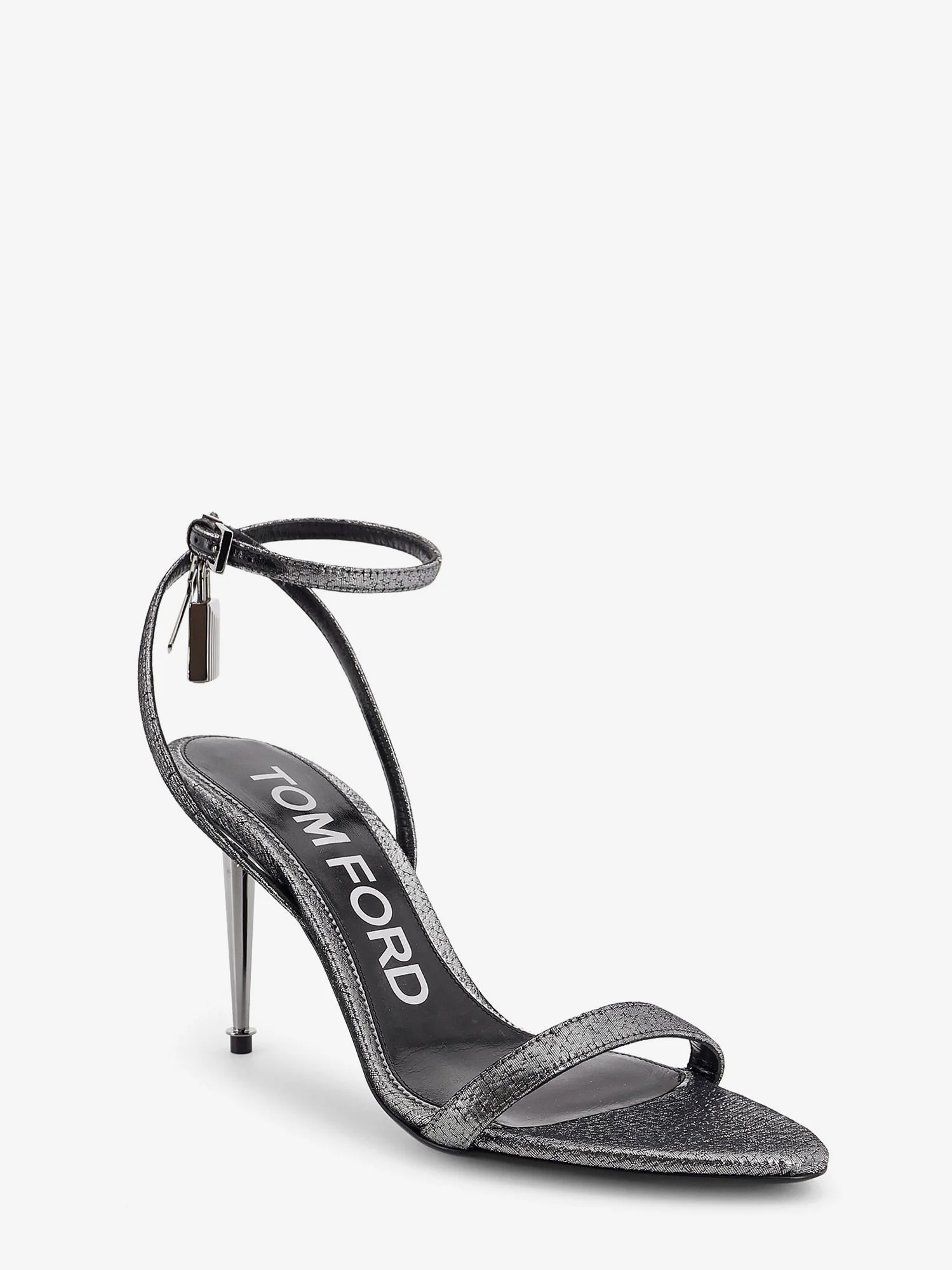 Tom Ford Laminated Heeled Sandals With Laminated Effect - Image 2
