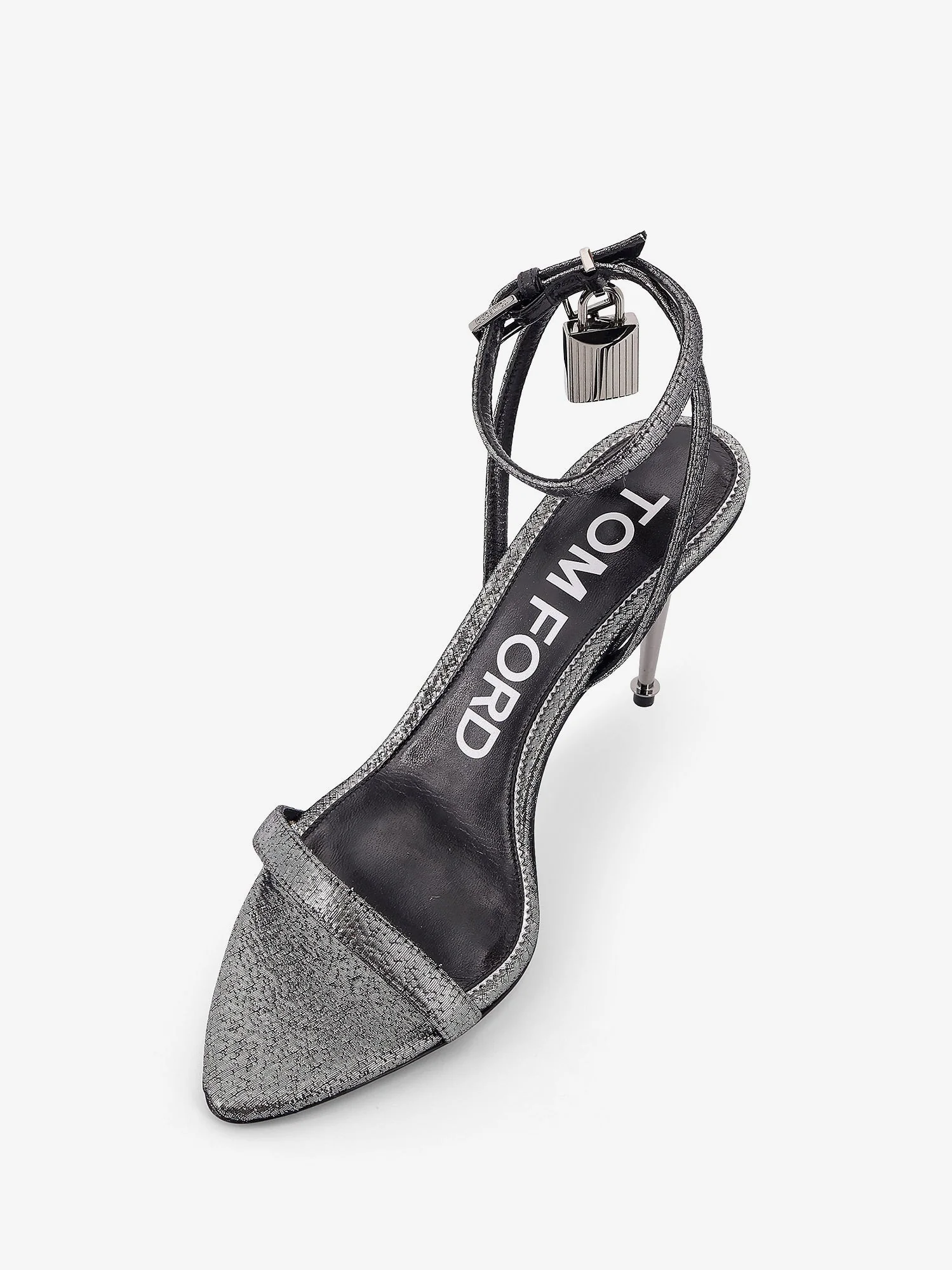Tom Ford Laminated Heeled Sandals With Laminated Effect - Image 4