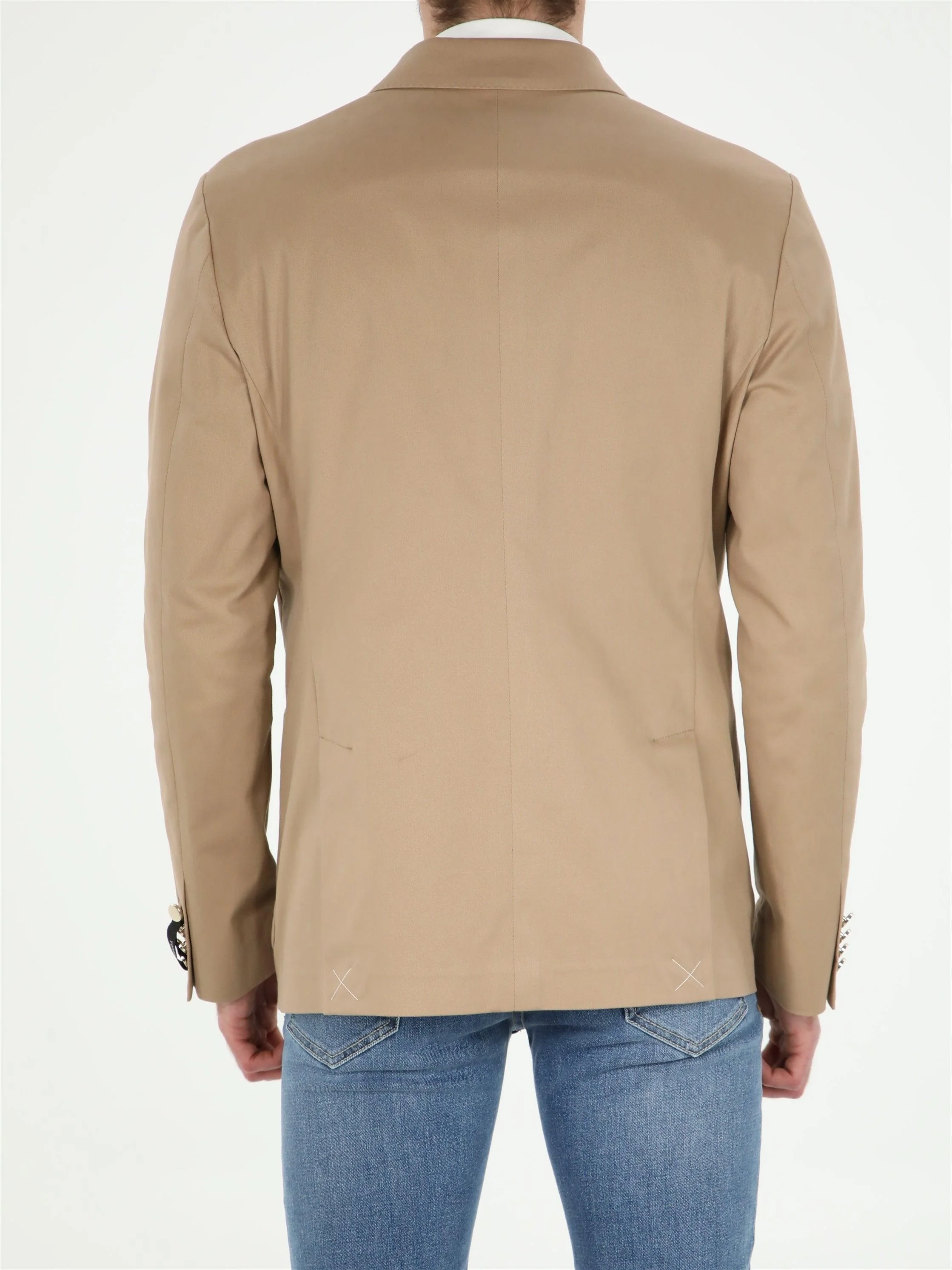 Tonello Beige Cotton Jacket - Image 4