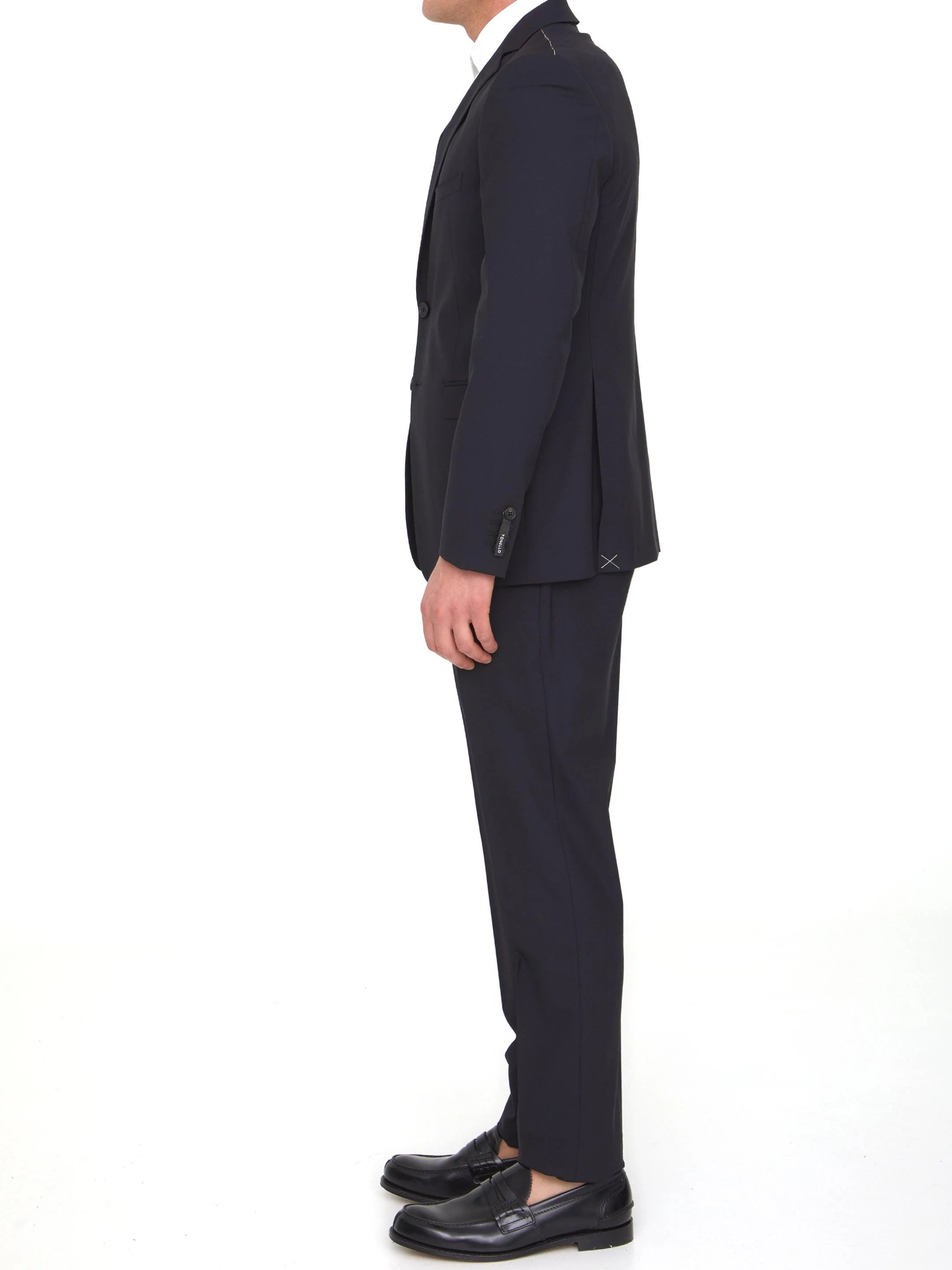 Tonello Black Wool Two-piece Suit - Image 3