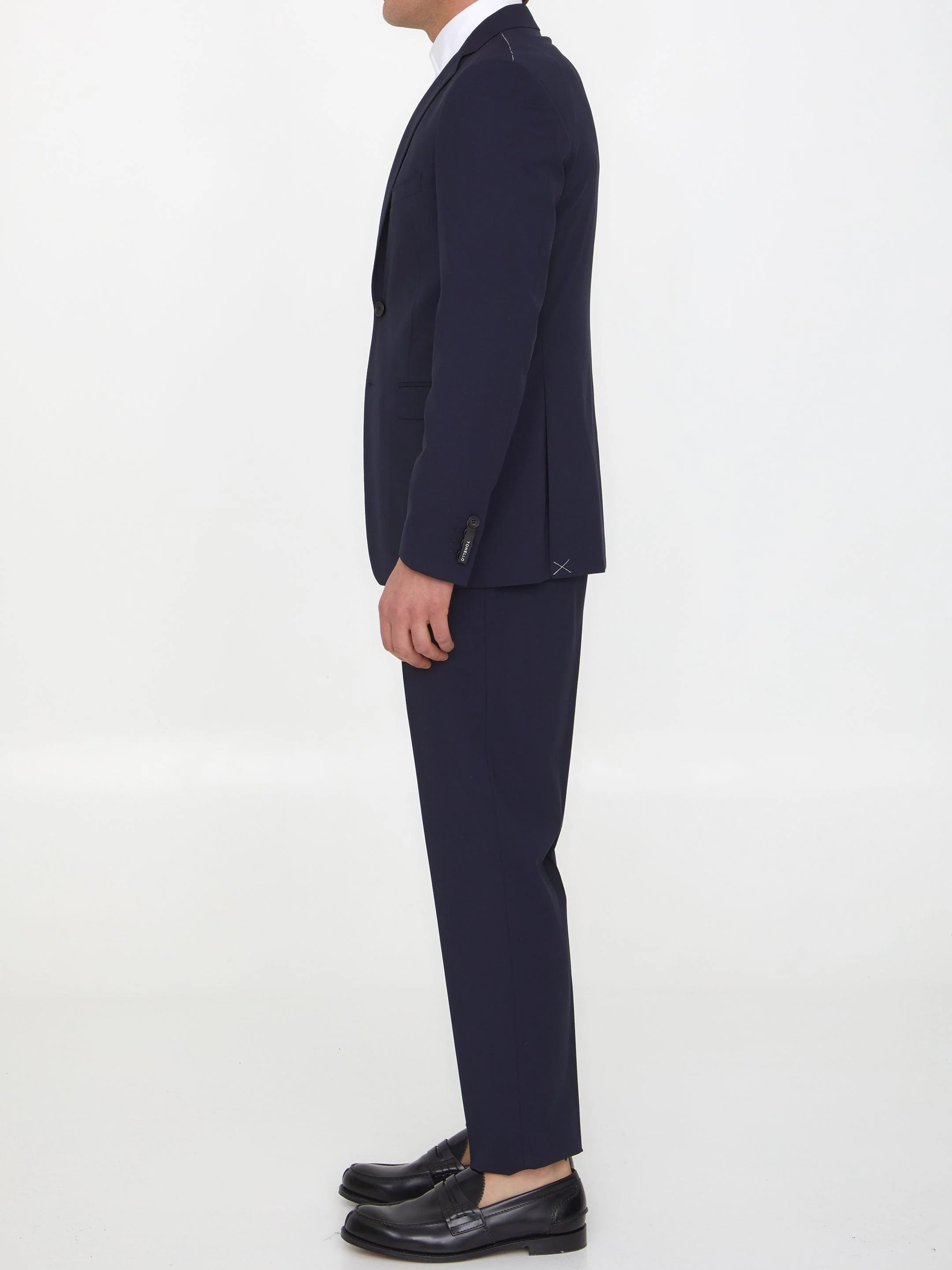 Tonello Blue Wool Two-piece Suit - Image 3