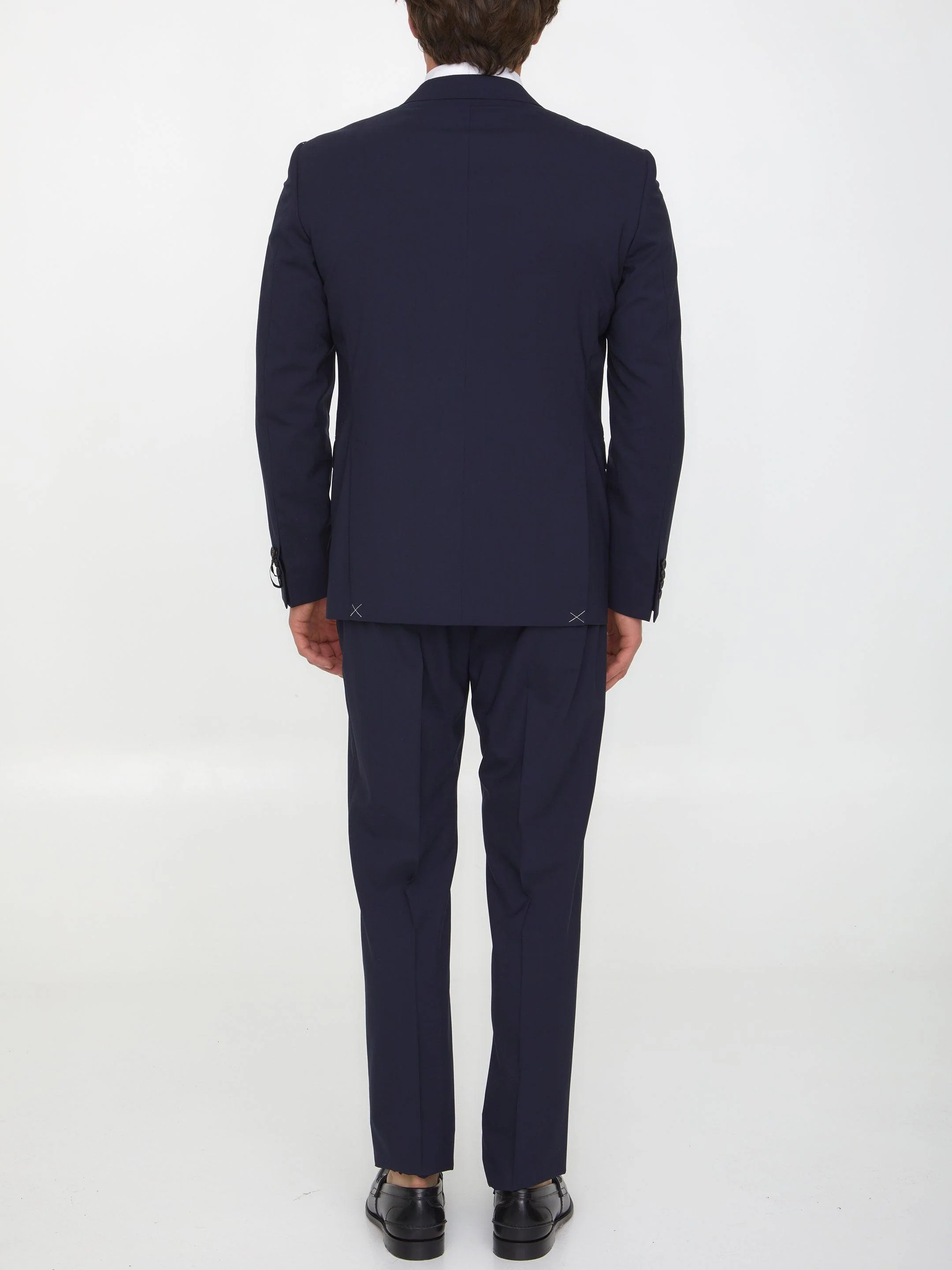 Tonello Blue Wool Two-piece Suit - Image 4