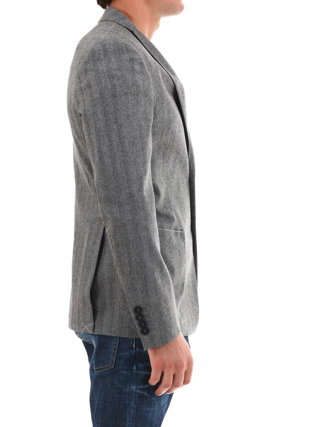 Tonello Gray Wool Jacket - Image 3