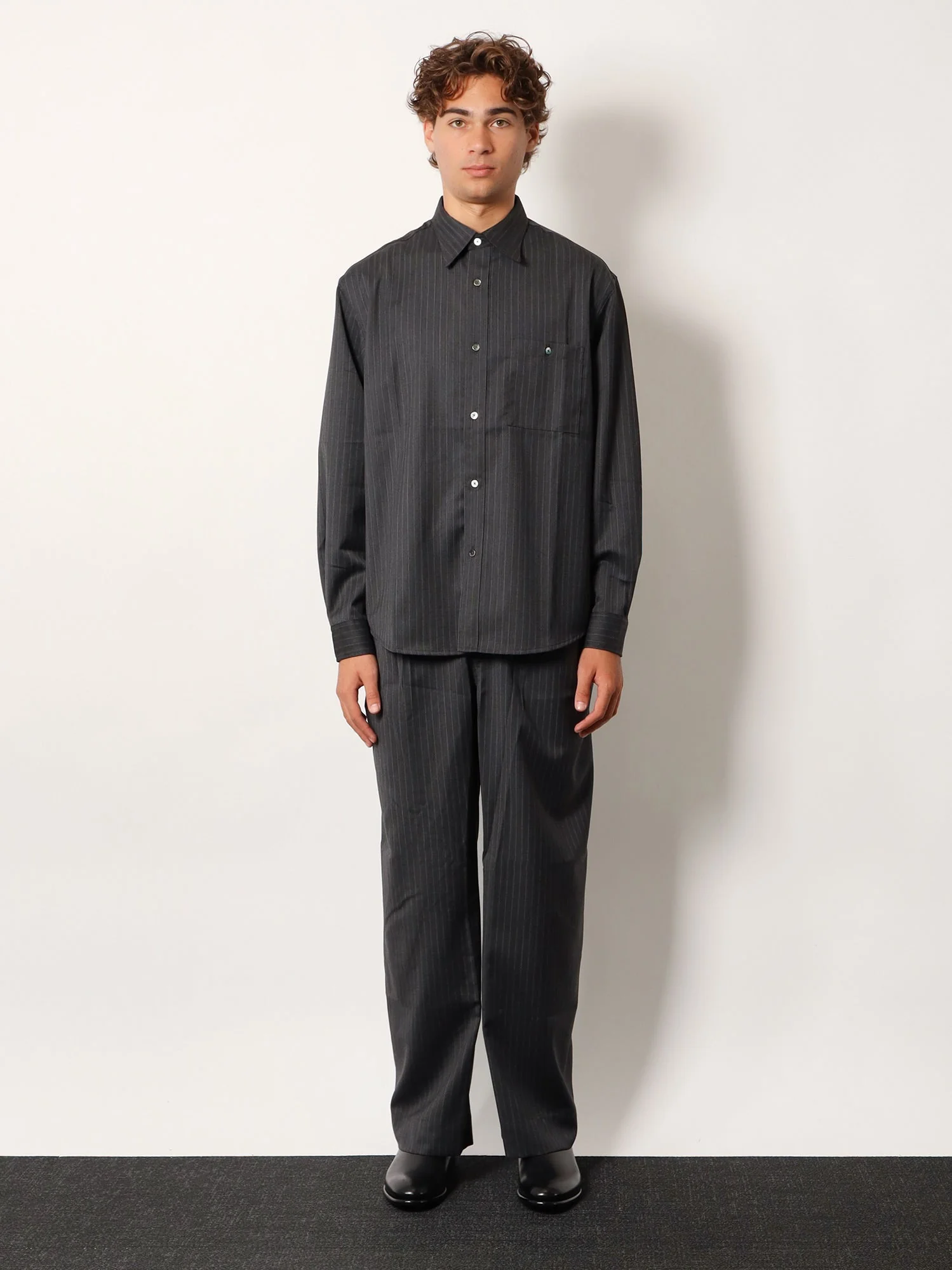 Tonywack Wool Blend Striped Shirt - Image 3