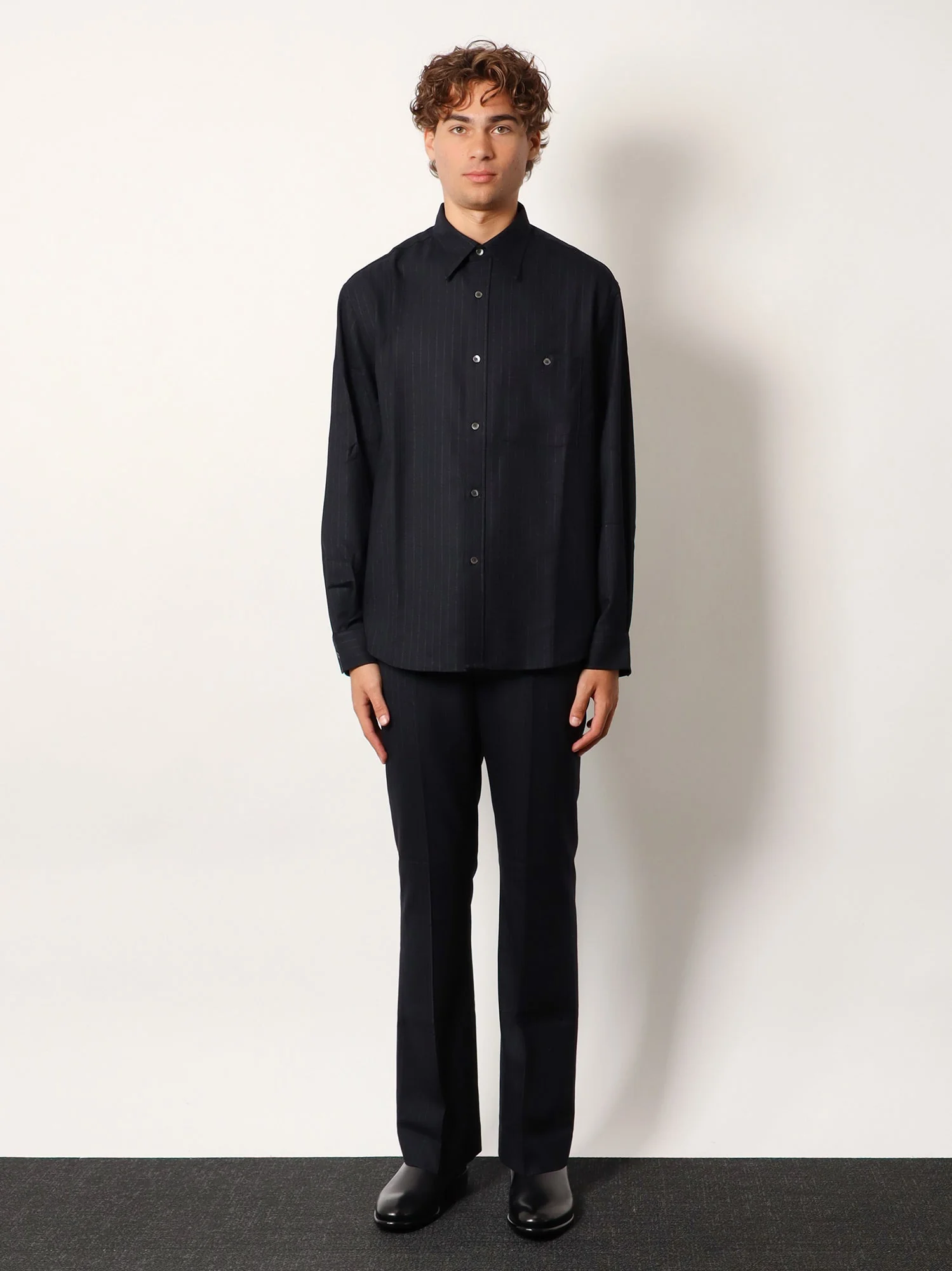 Tonywack Wool Blend Striped Shirt - Image 8