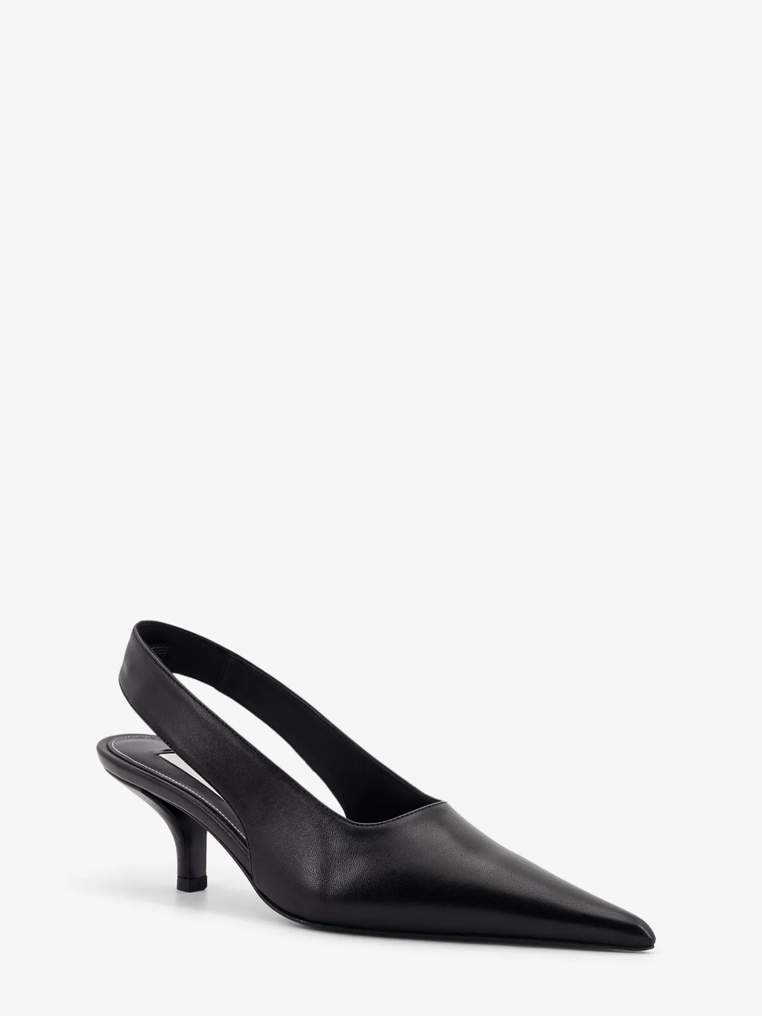 Toteme Leather Decolleté Slingback - Image 3