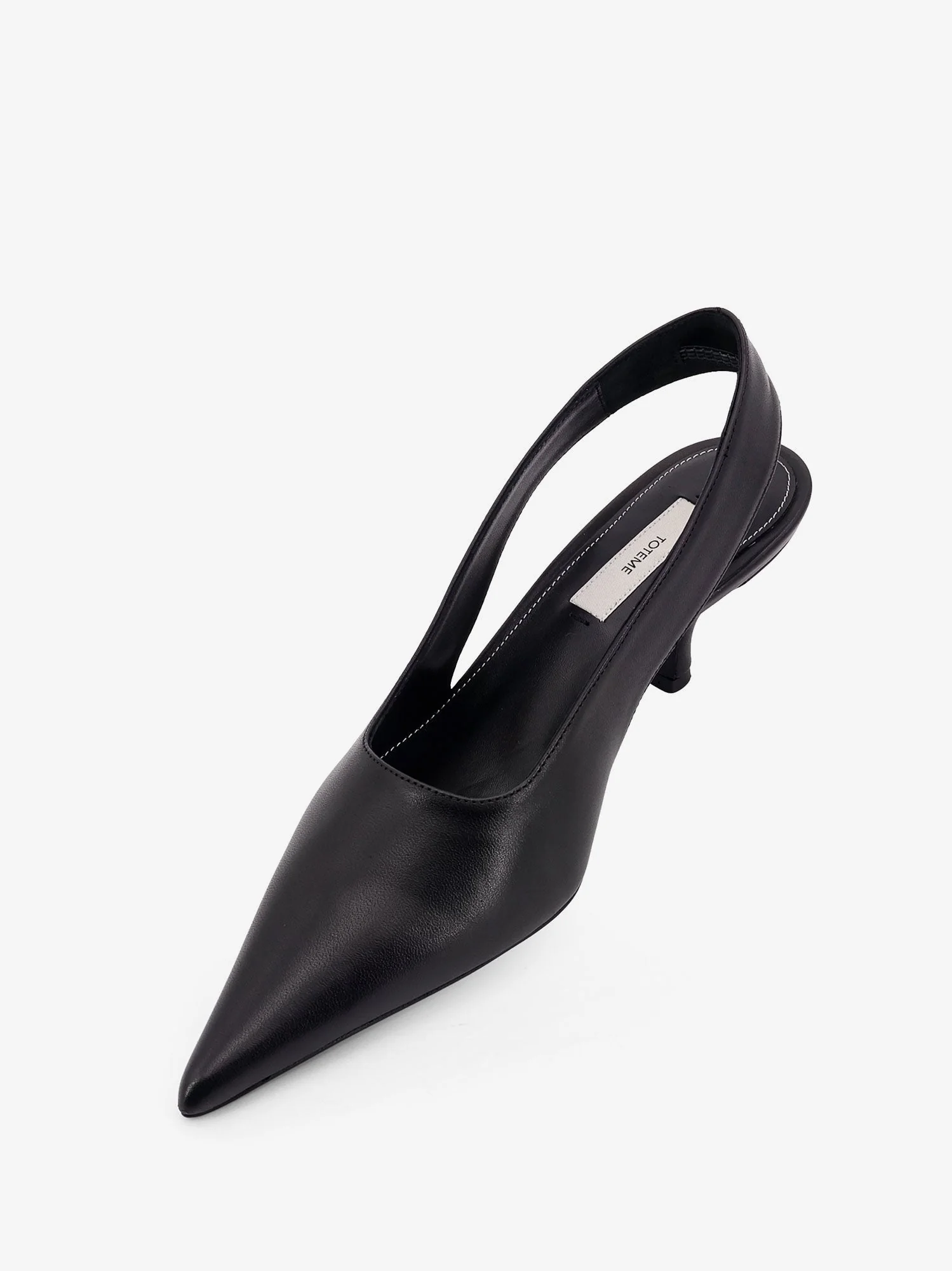 Toteme Leather Decolleté Slingback - Image 5
