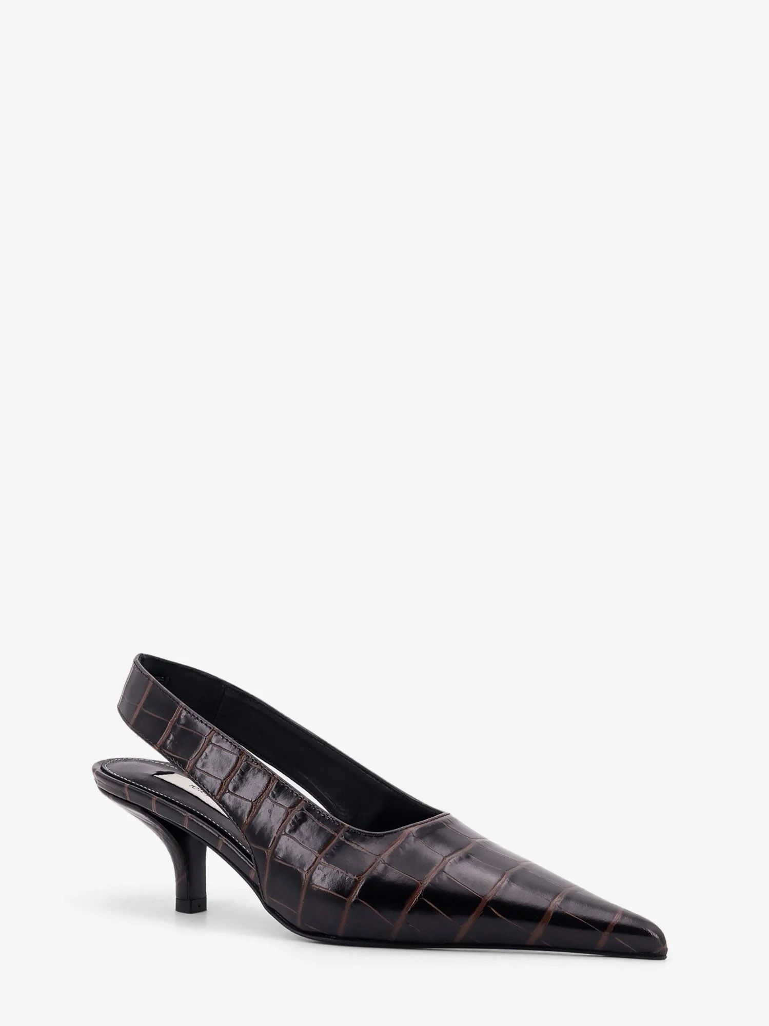 Toteme Leather Decolleté Slingback - Image 7