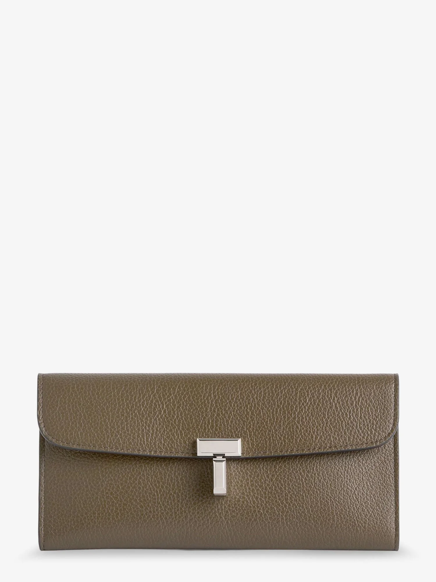 Toteme Leather T-Lock Wallet