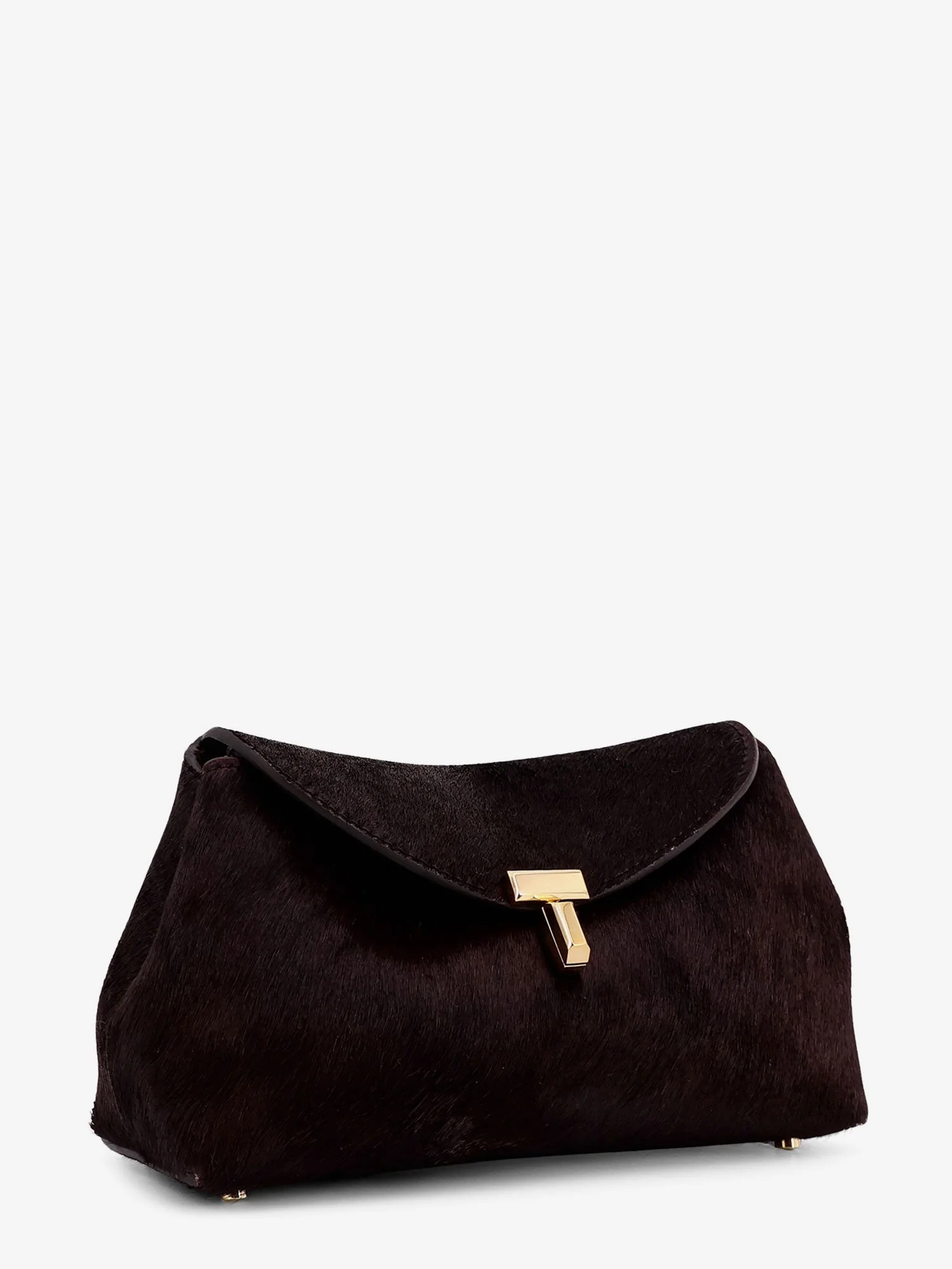 Toteme Mini T-Lock Leather Clutch - Image 8