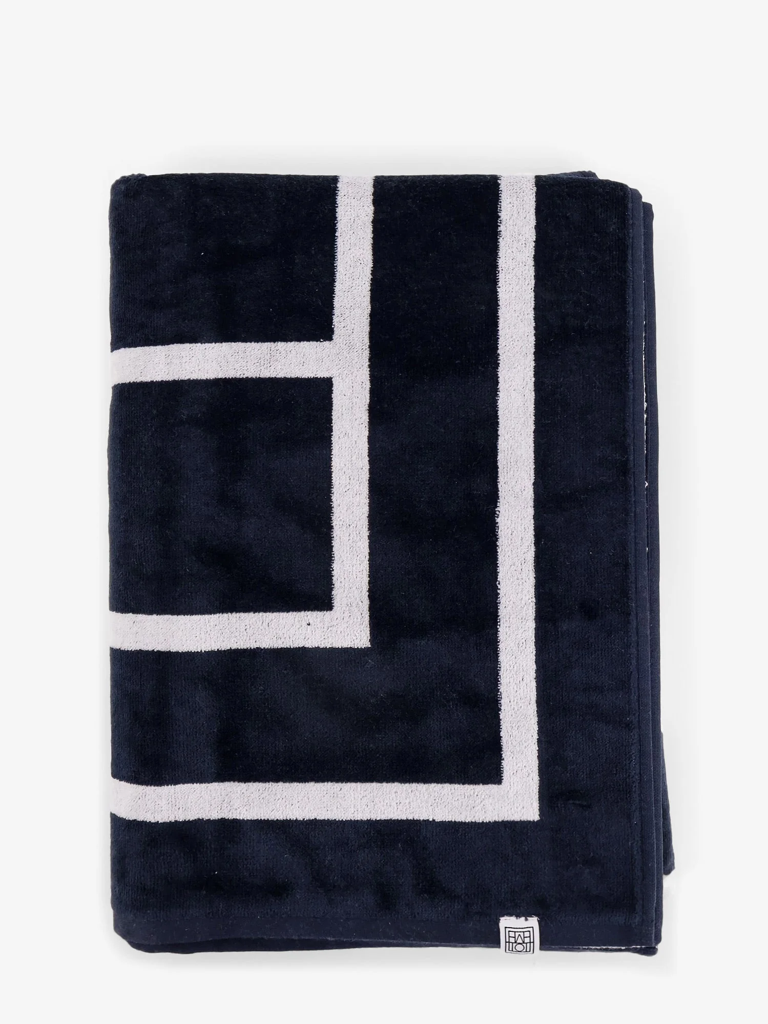 Toteme Monogram Organic Cotton Beach Towel - Image 2