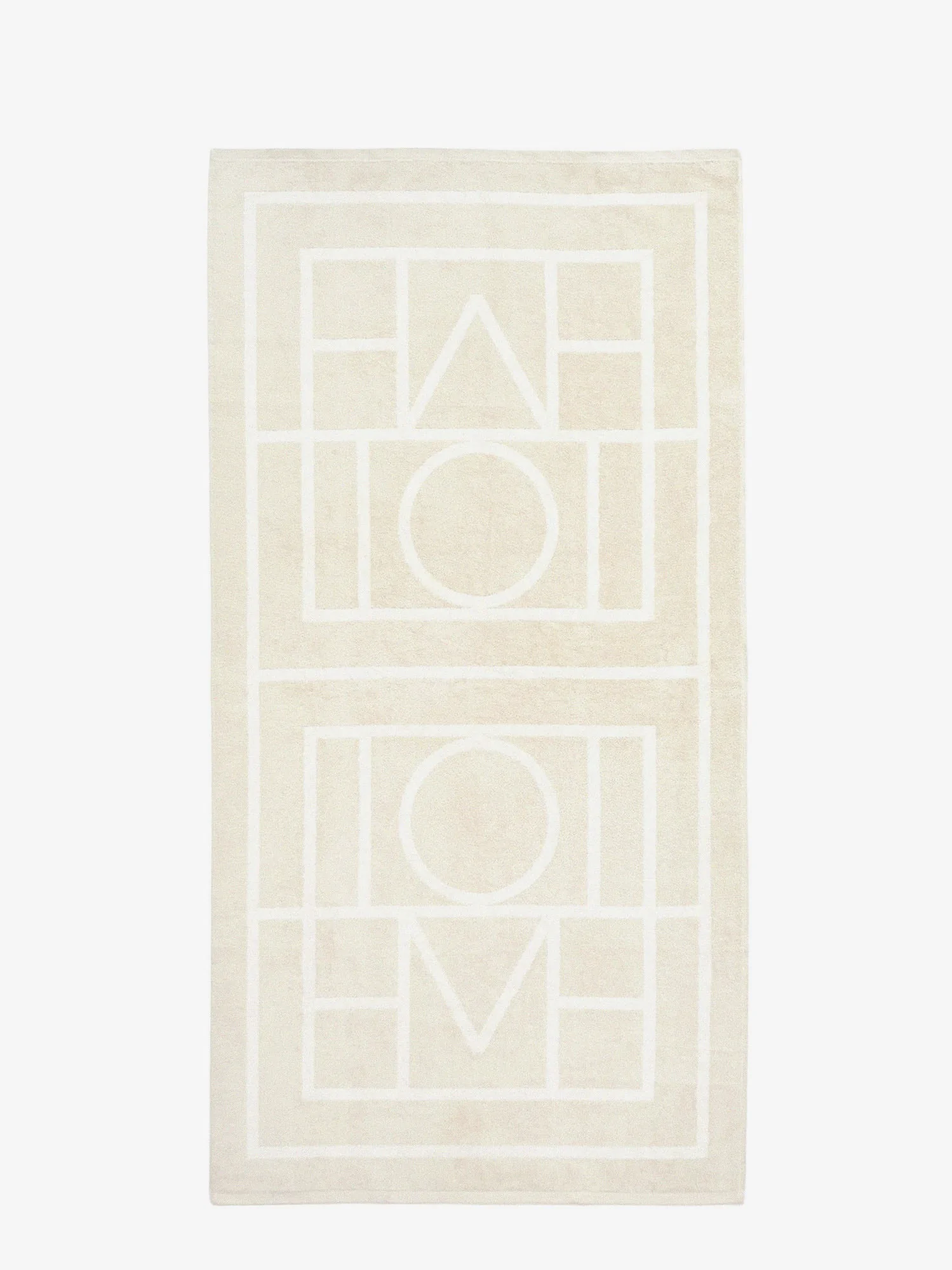 Toteme Monogram Organic Cotton Beach Towel - Image 4