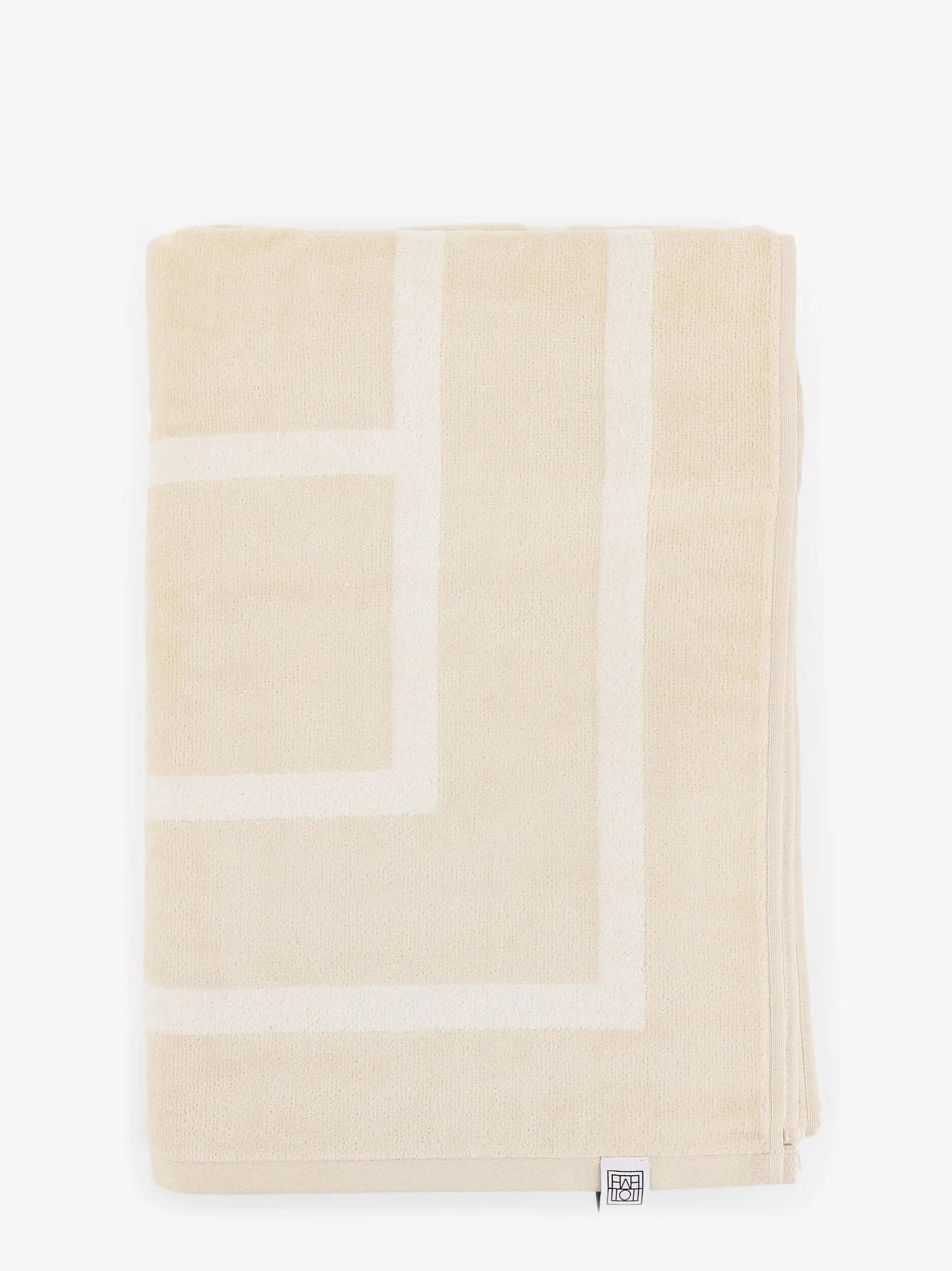 Toteme Monogram Organic Cotton Beach Towel - Image 5