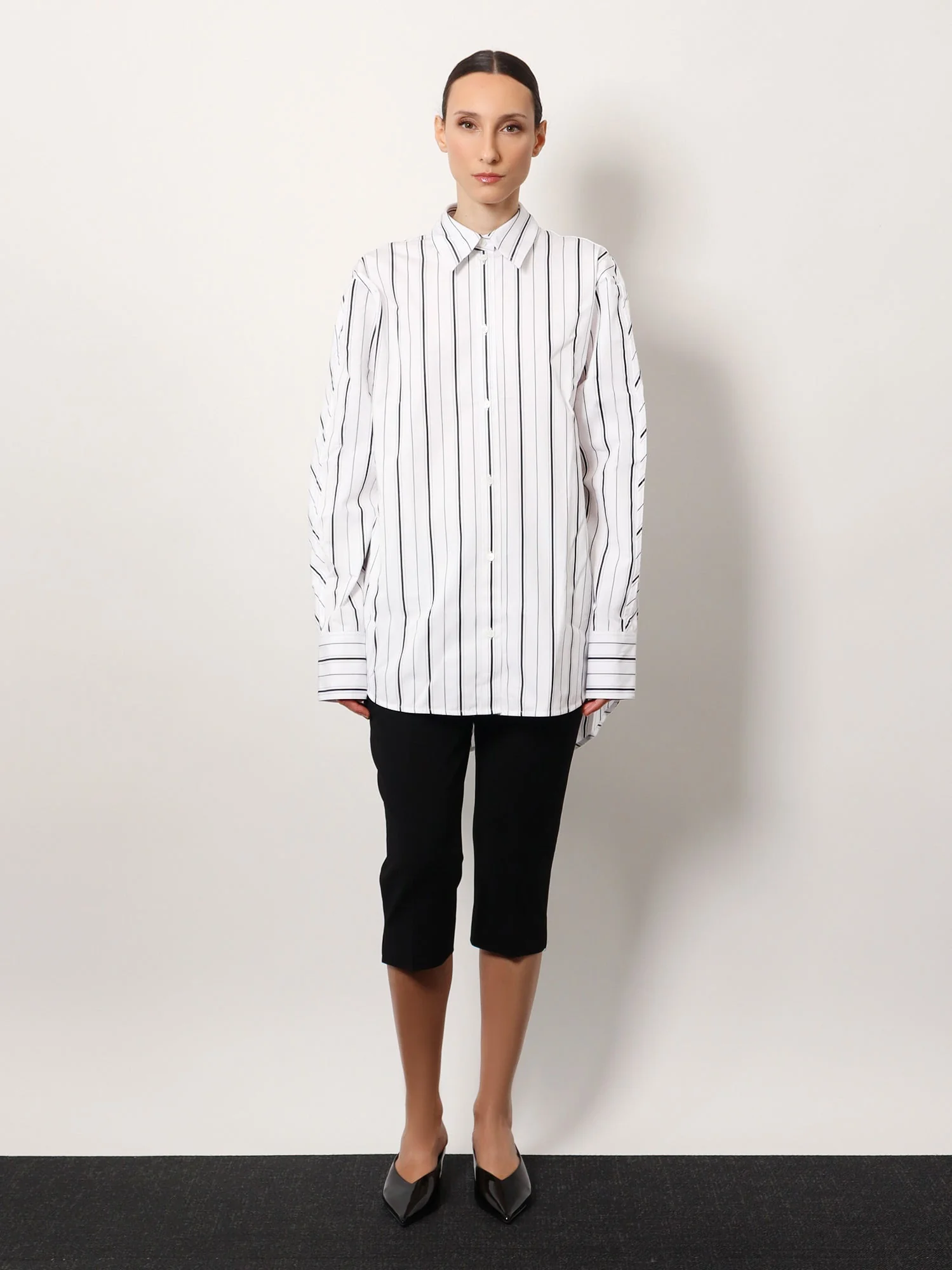 Toteme Organic Cotton Shirt With Striped Motif - Image 3
