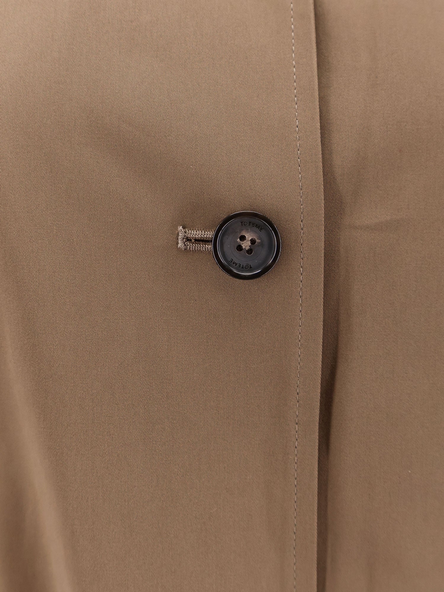 Toteme Organic Cotton Trench Coat - Image 5