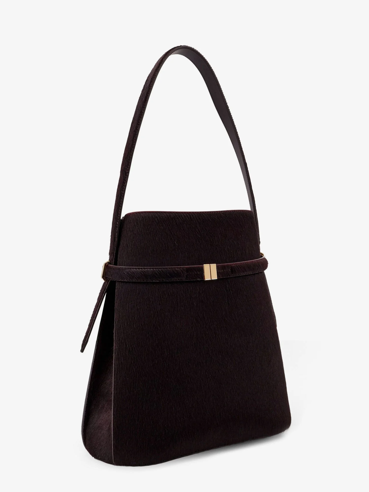 Toteme Pony Skin Shoulder Bag With Strap On The Front - Image 4