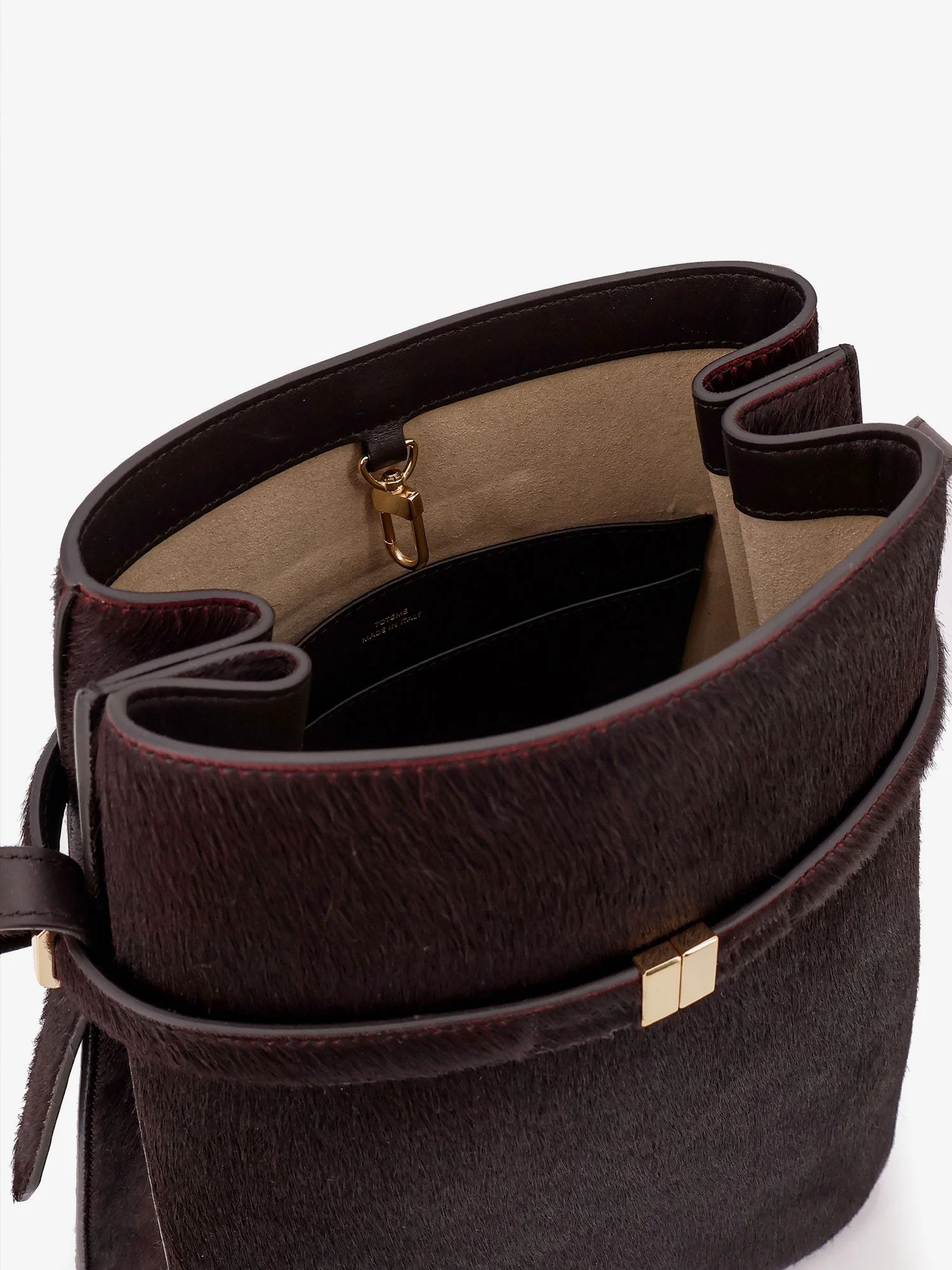 Toteme Pony Skin Shoulder Bag With Strap On The Front - Image 5
