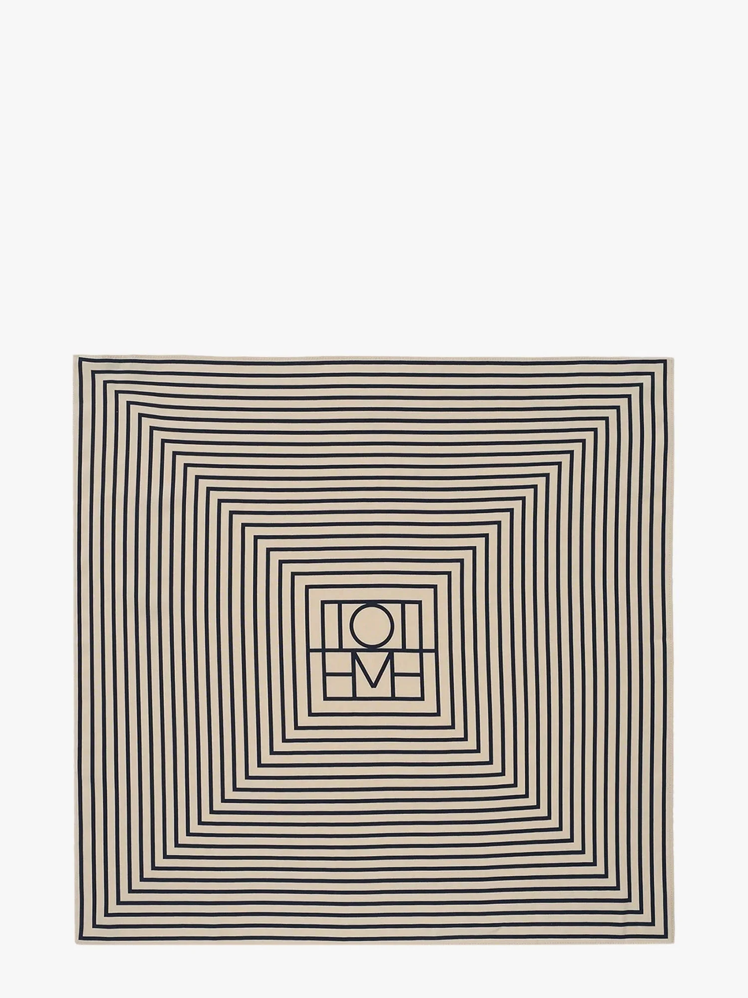 Toteme Signature Monogram Silk Foulard