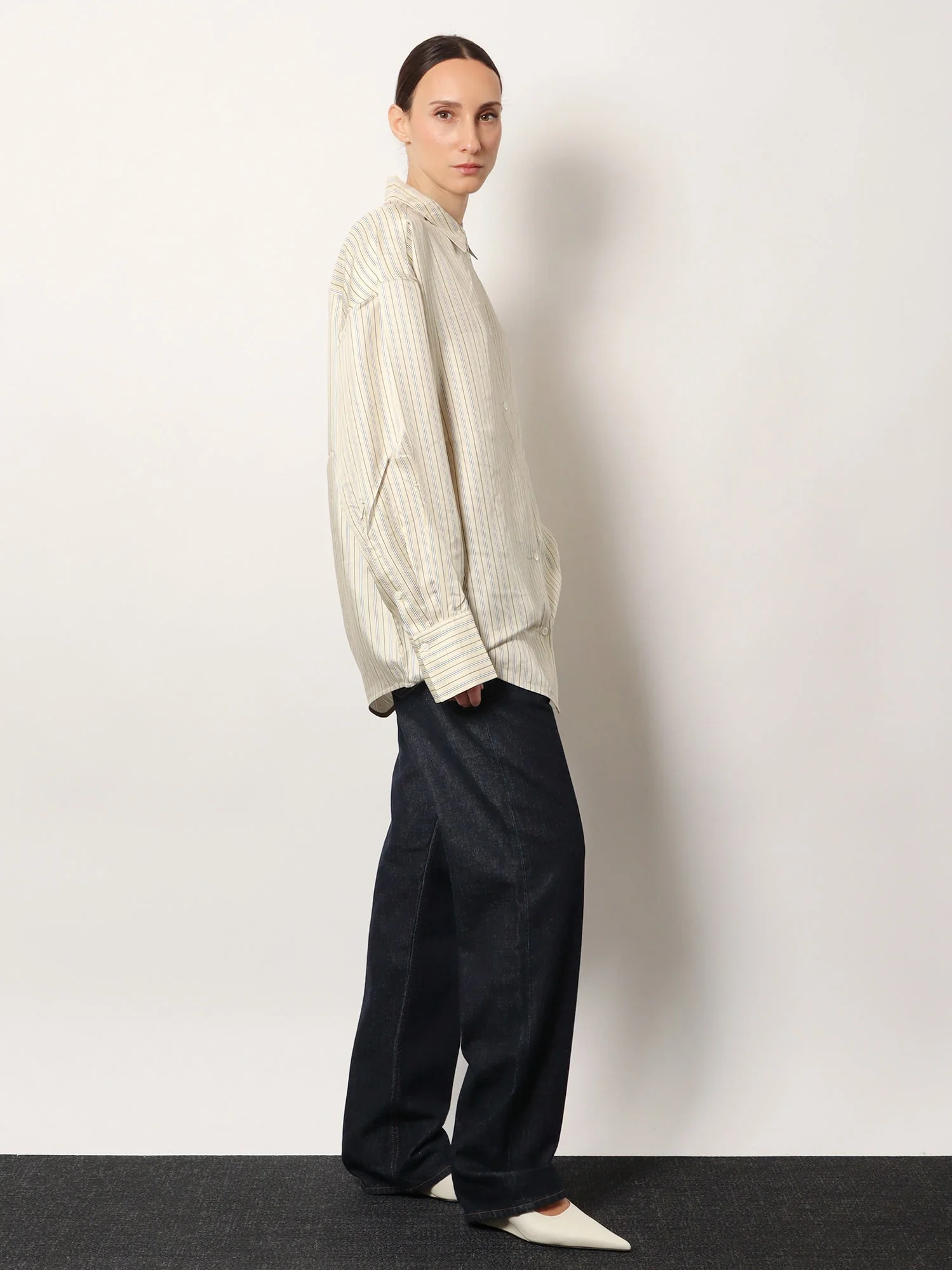 Toteme Silk Shirt With Striped Pattern - Image 6