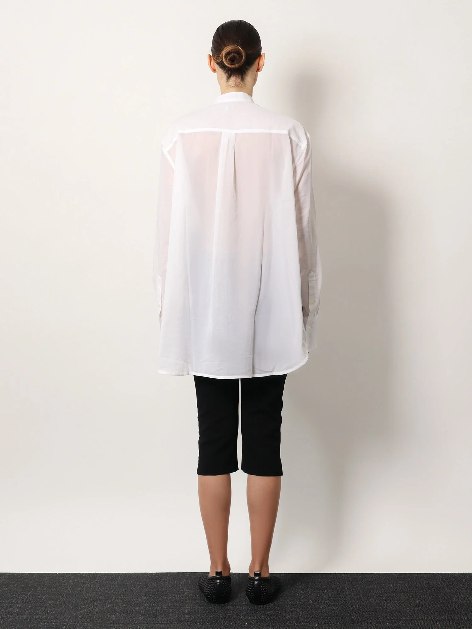 Toteme Stand Collar Organic Cotton Shirt - Image 3