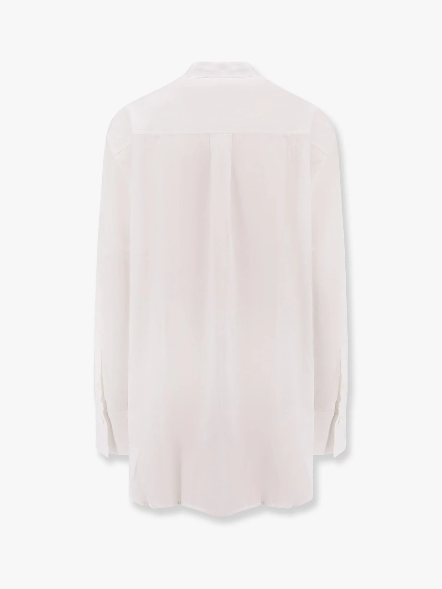 Toteme Stand Collar Organic Cotton Shirt - Image 4