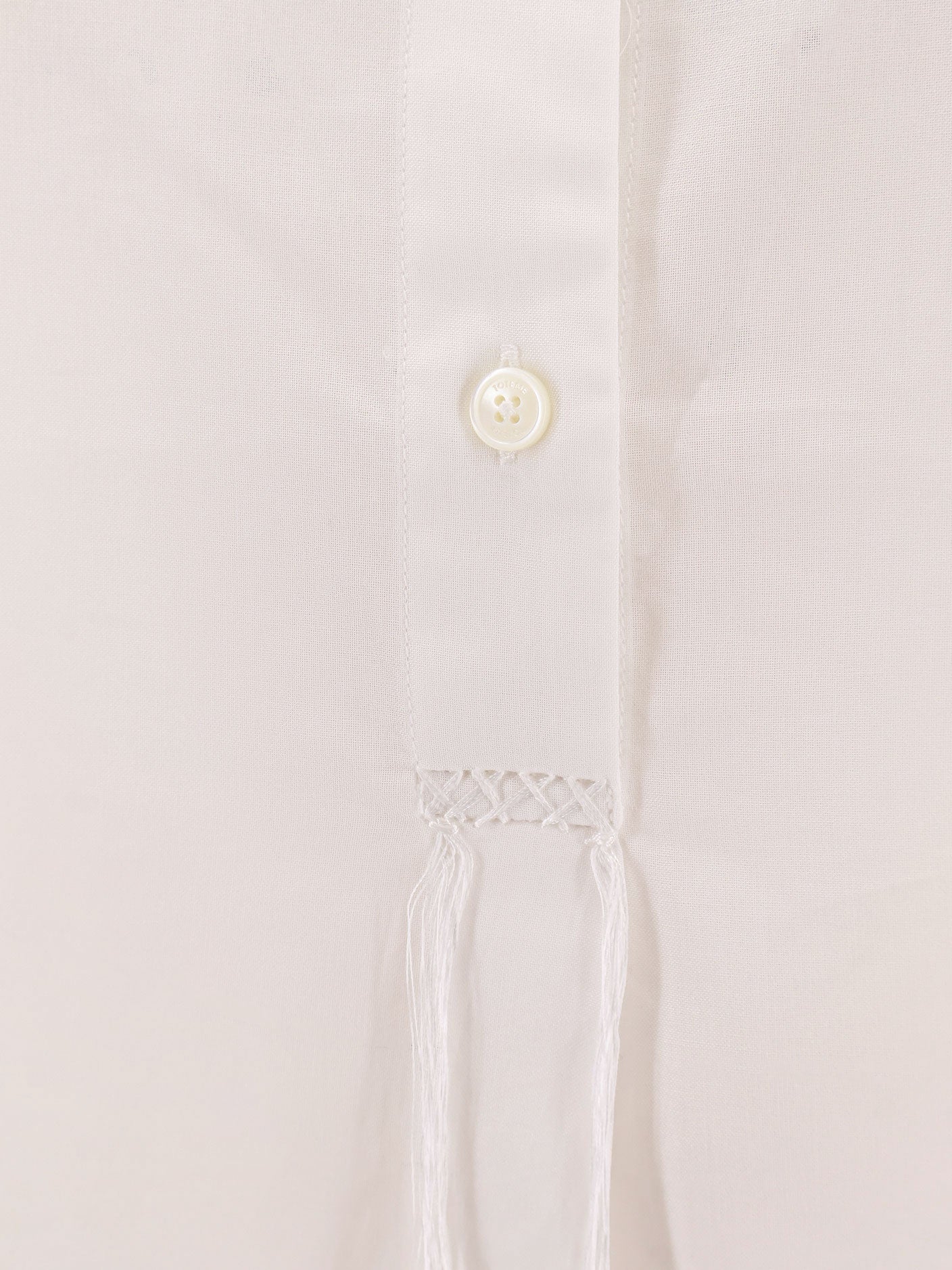 Toteme Stand Collar Organic Cotton Shirt - Image 5