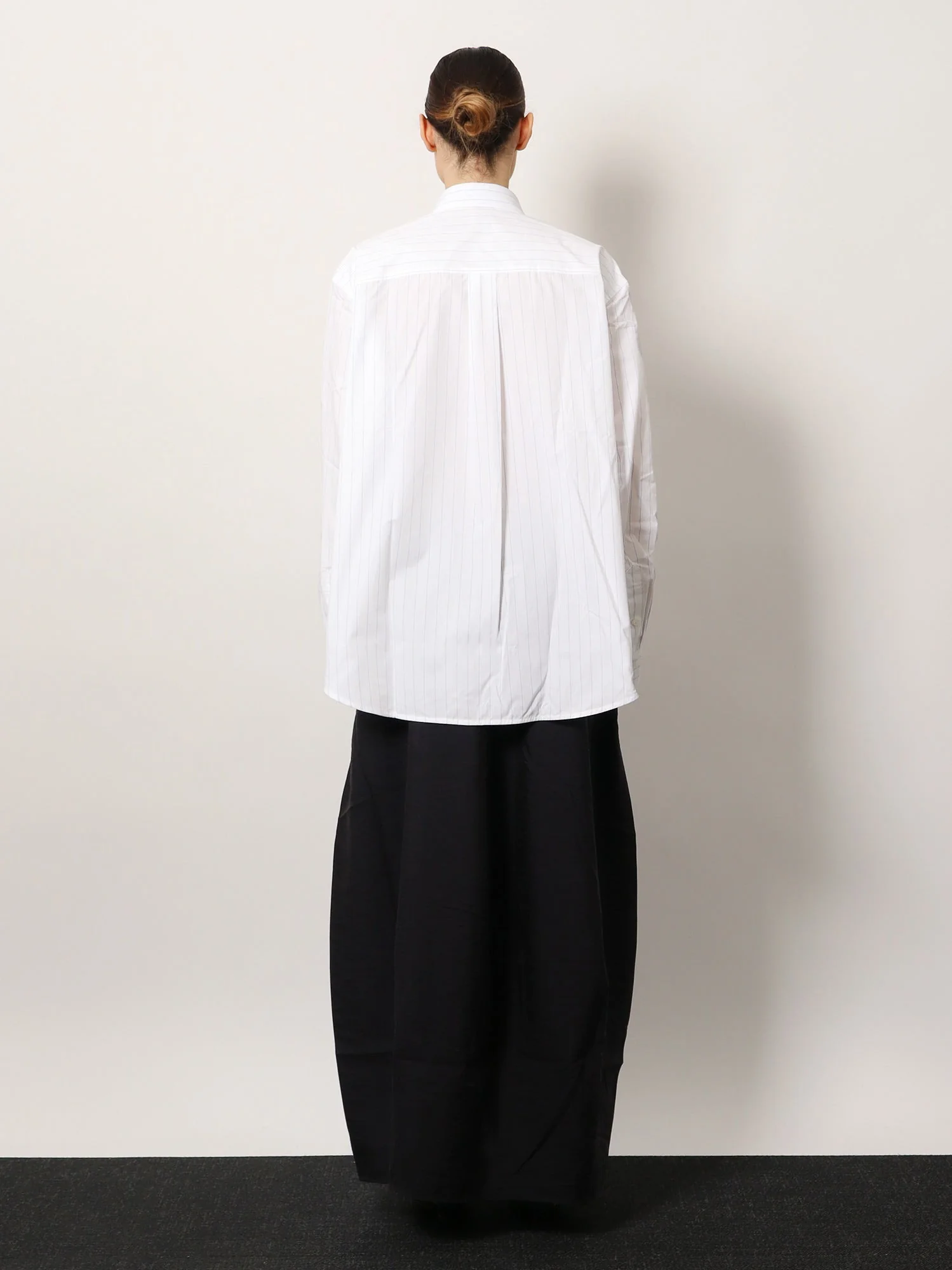 Toteme Striped Organic Cotton Shirt With Monogram Embroidered Logo - Image 5