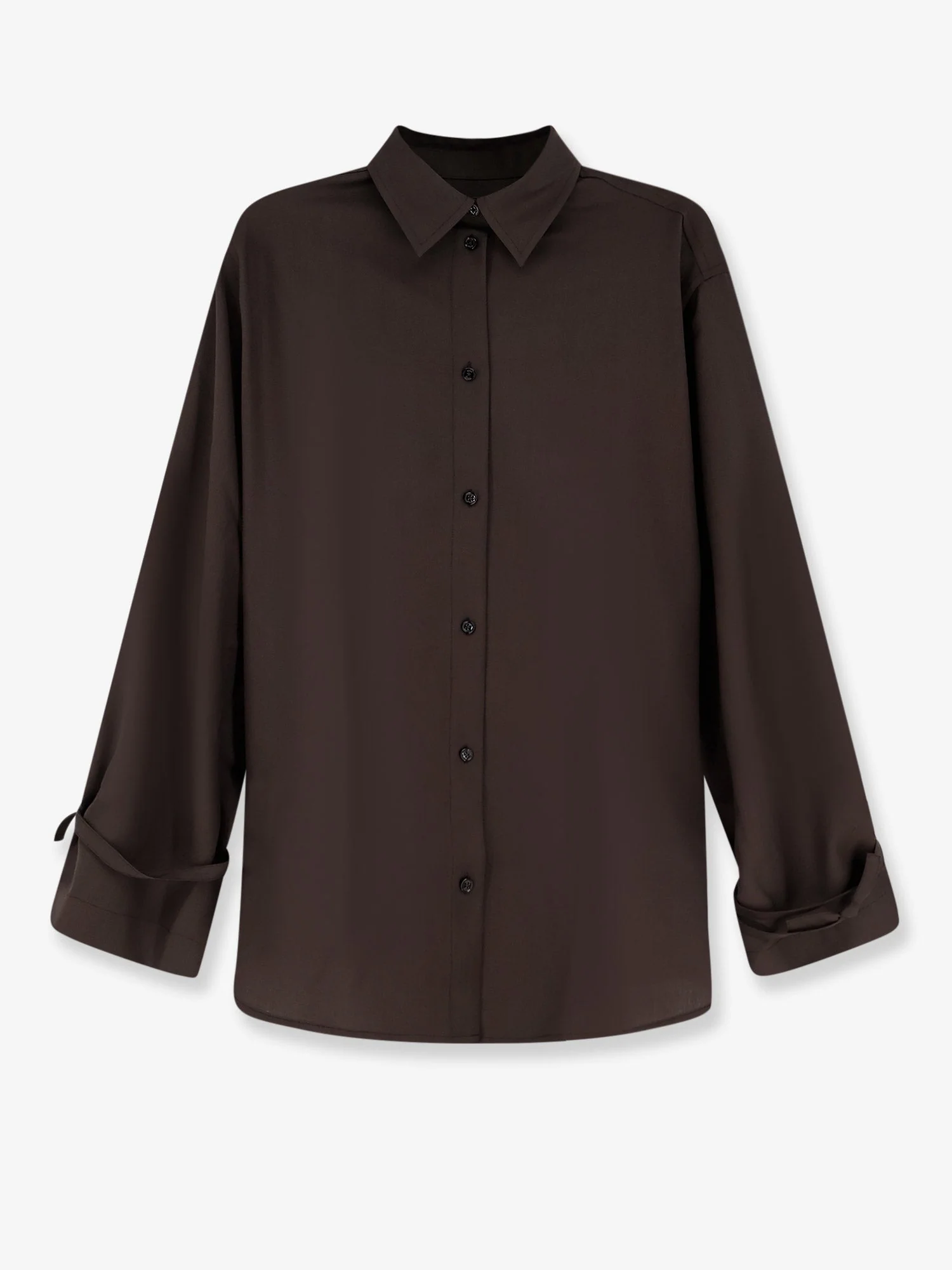 Toteme Tie-Cuff Wool Shirt