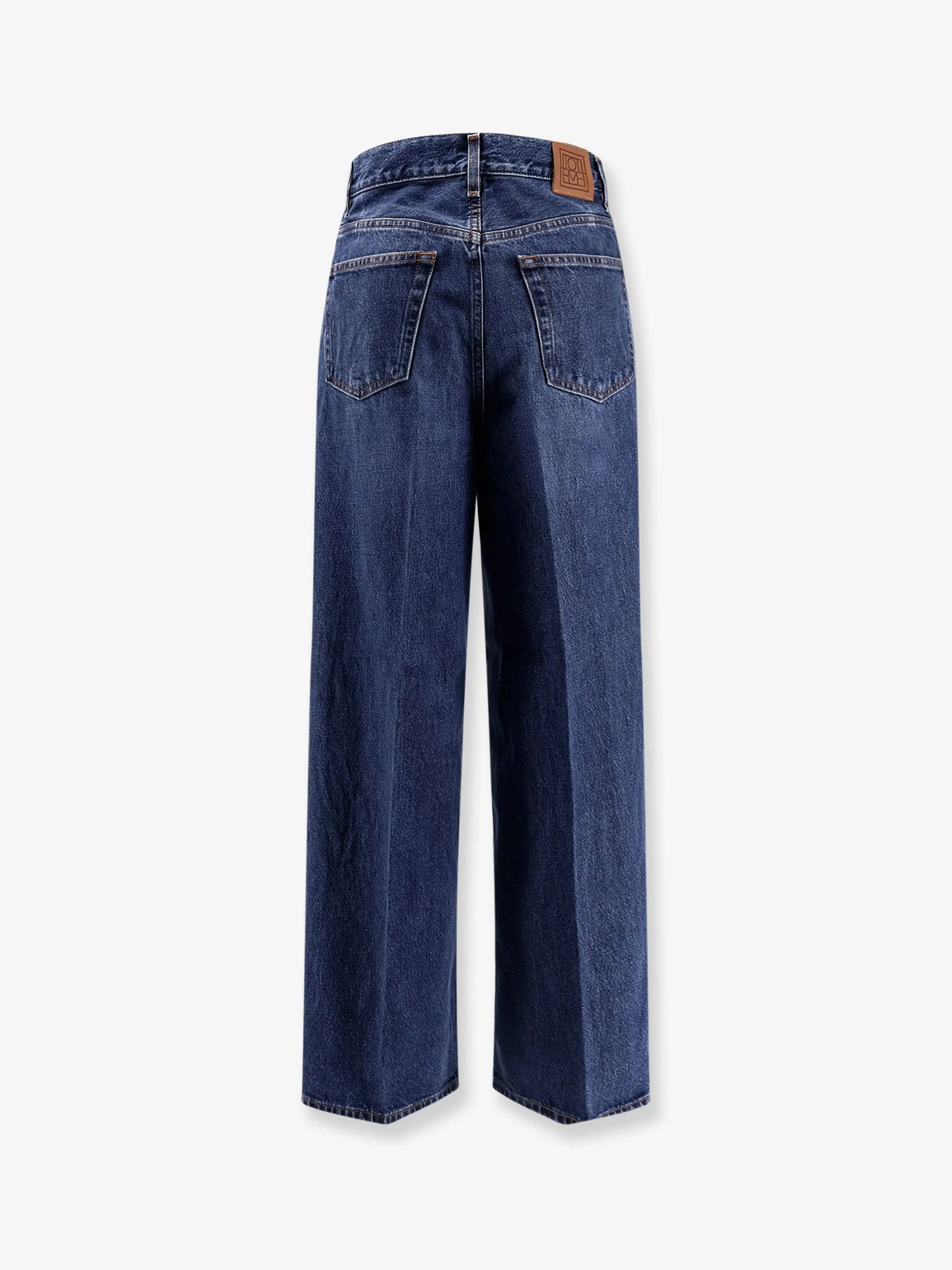 Toteme Wide Leg Organic Cotton Jeans - Image 4