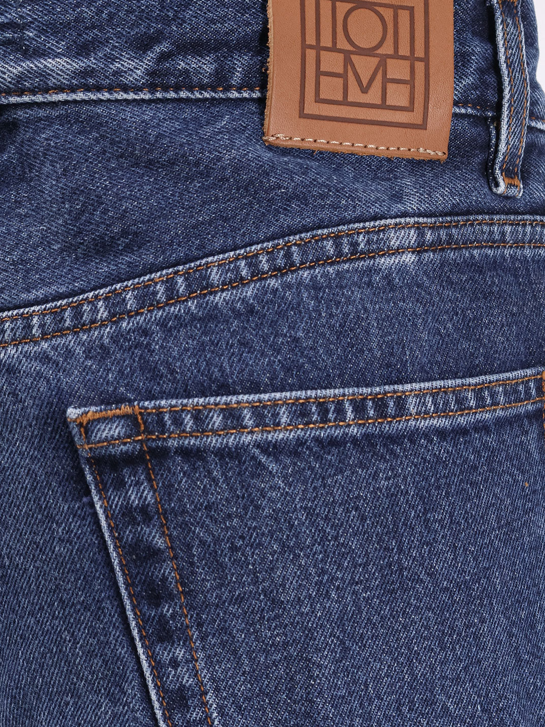 Toteme Wide Leg Organic Cotton Jeans - Image 5
