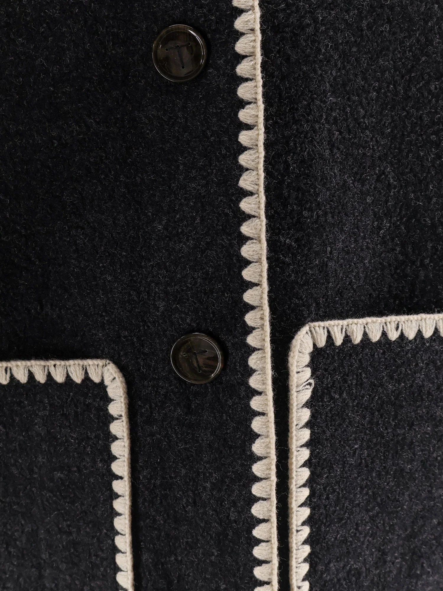 Toteme Wool Blend Emboidered Jacket - Image 5