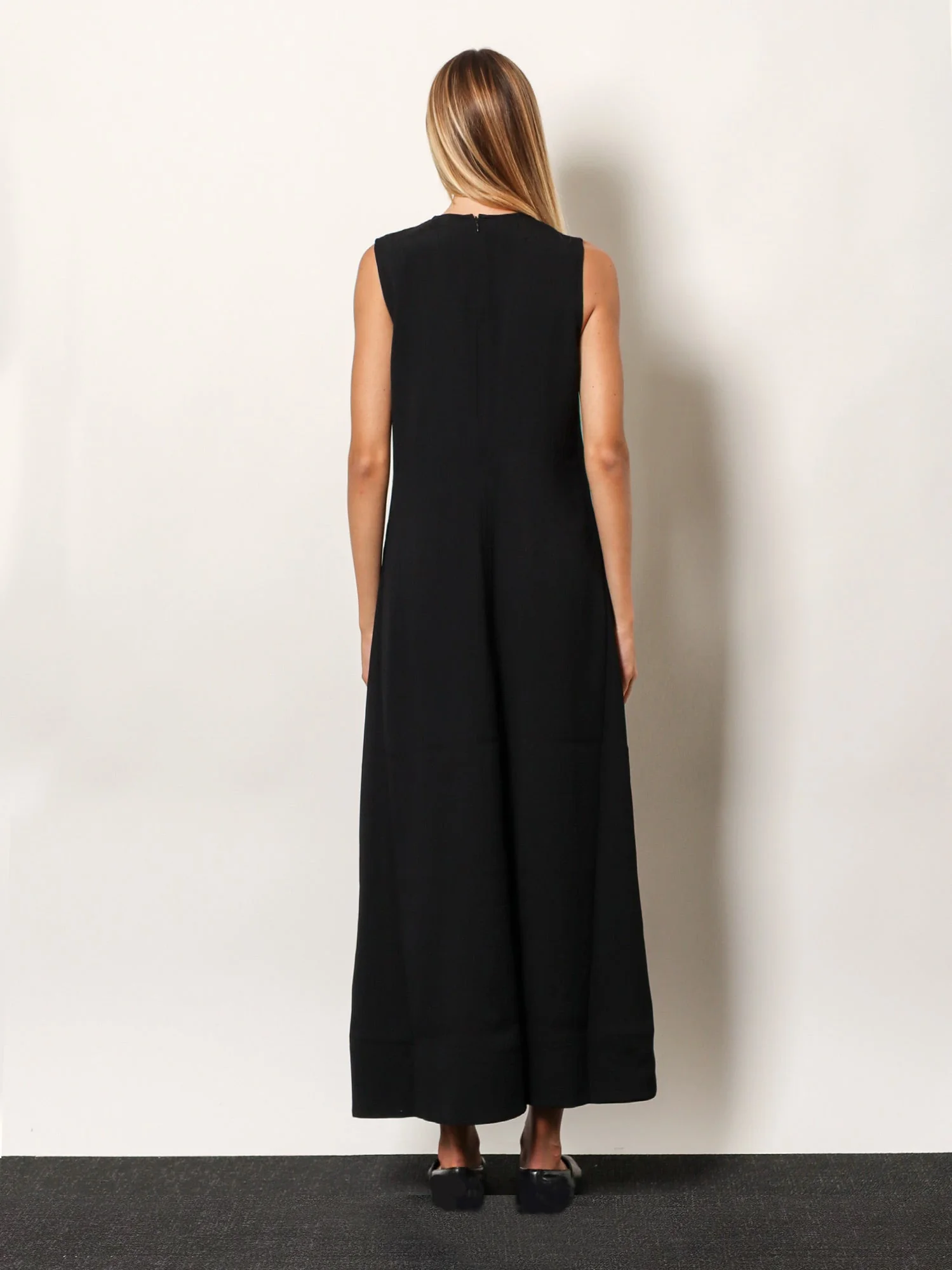 Toteme Woven Stripes Long Viscose Dress - Image 3