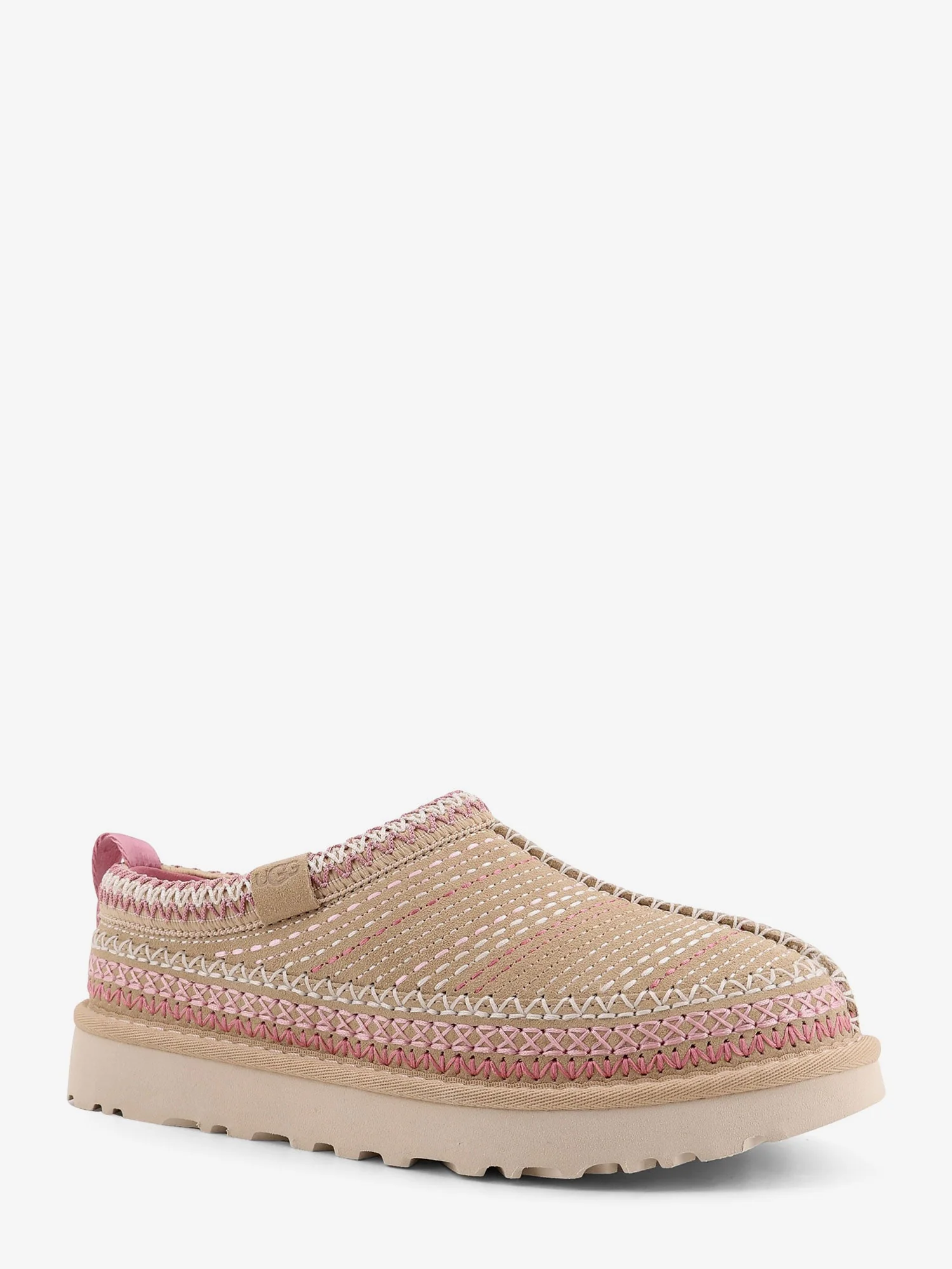 Ugg W Tasman Meadow Suede Sandals With Multicolor Stitching - Image 2