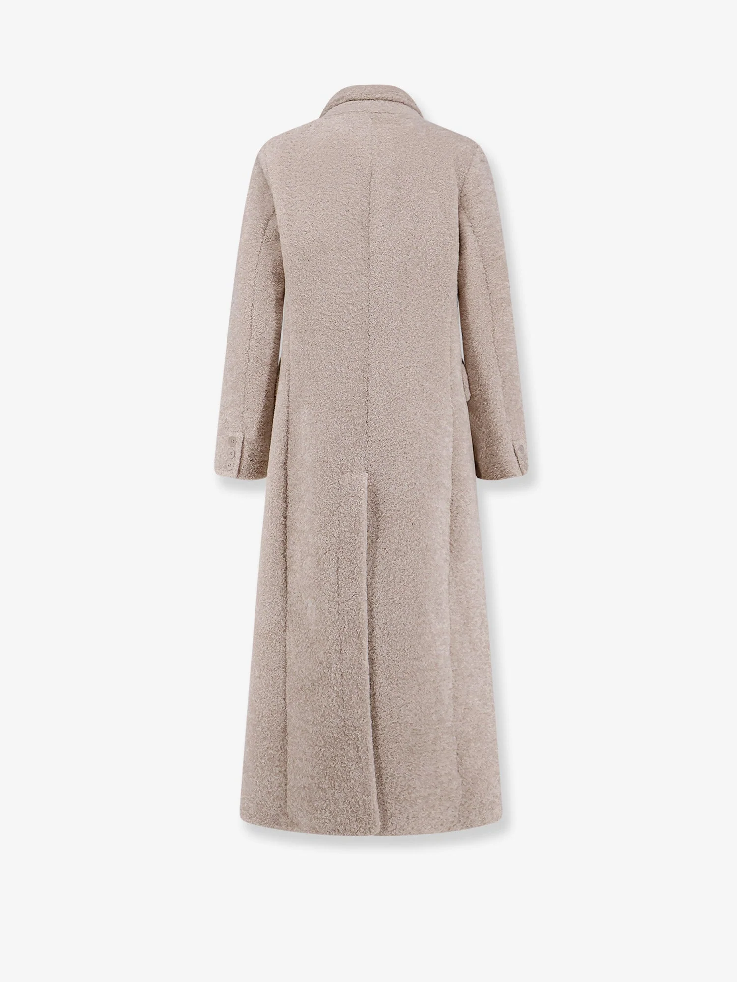 Valentini 1972 Faux Sheepskin Double-Breasted Coat - Image 2
