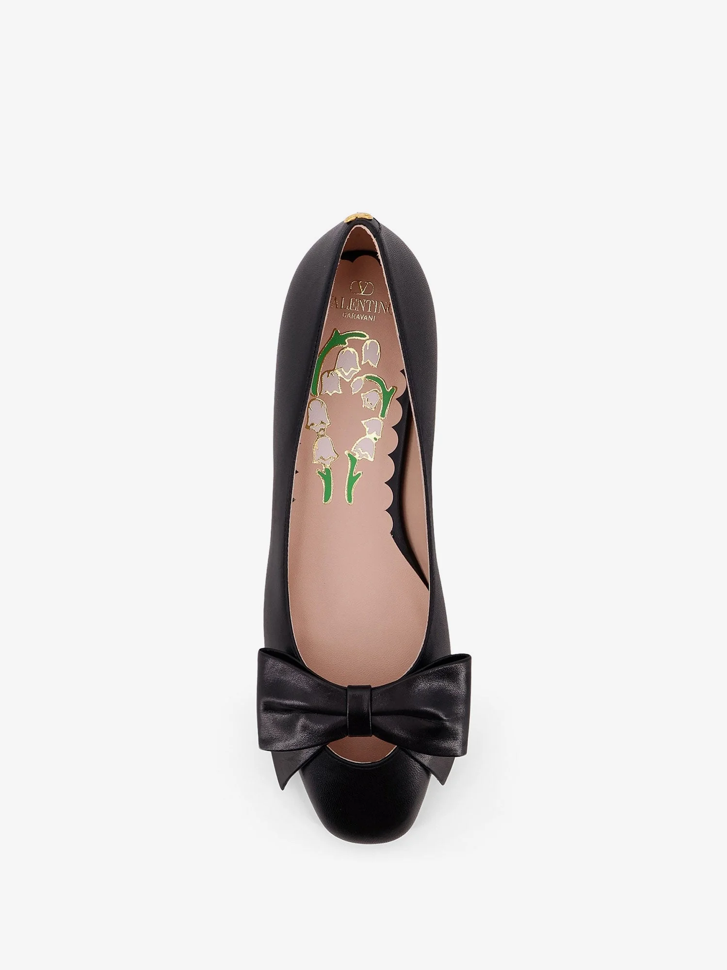 Valentino Garavani Bowow Leather Ballerinas - Image 5